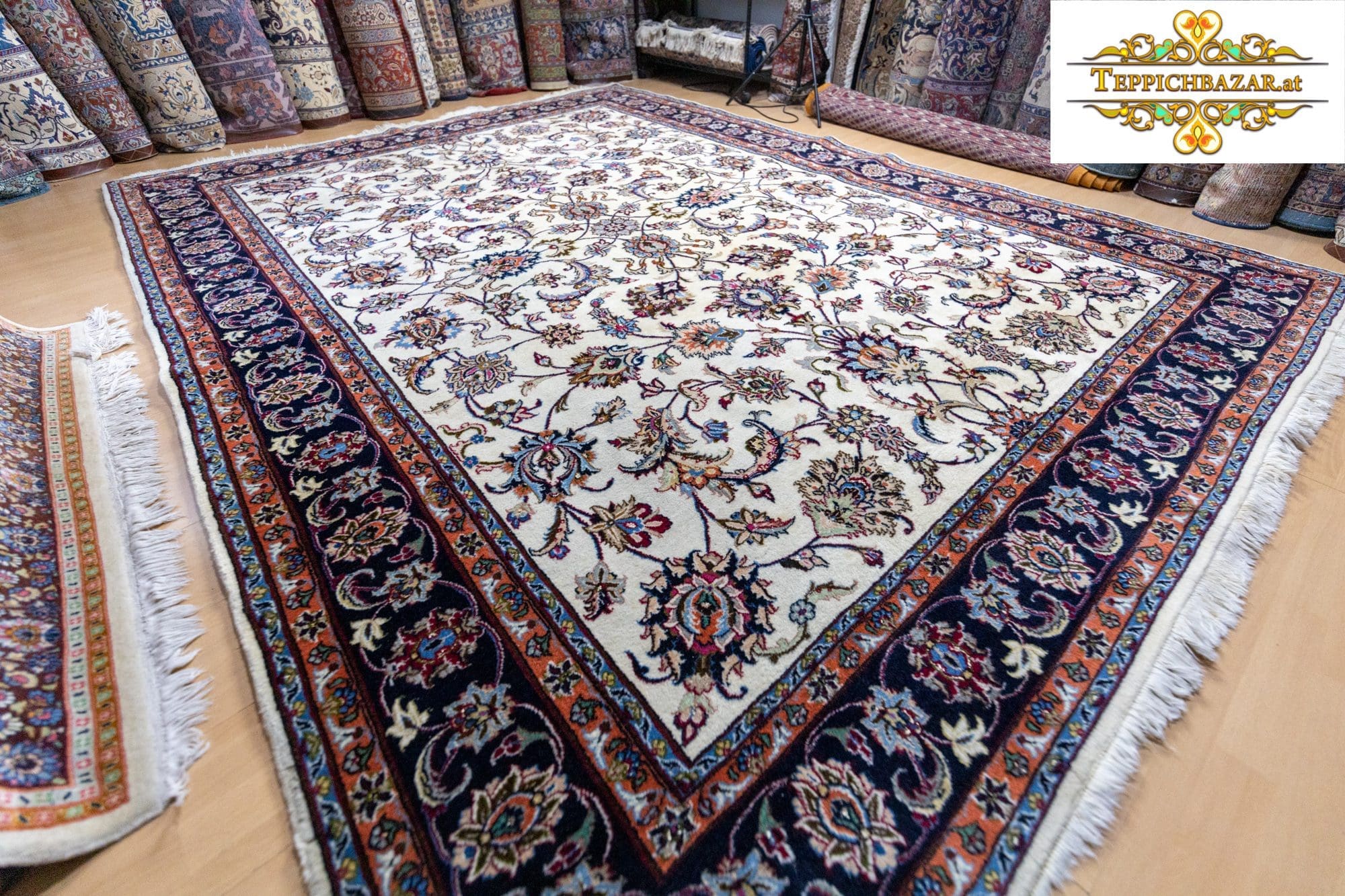 Perserteppich Tabriz 326 x 246 cm Wolle handgeknüpft
