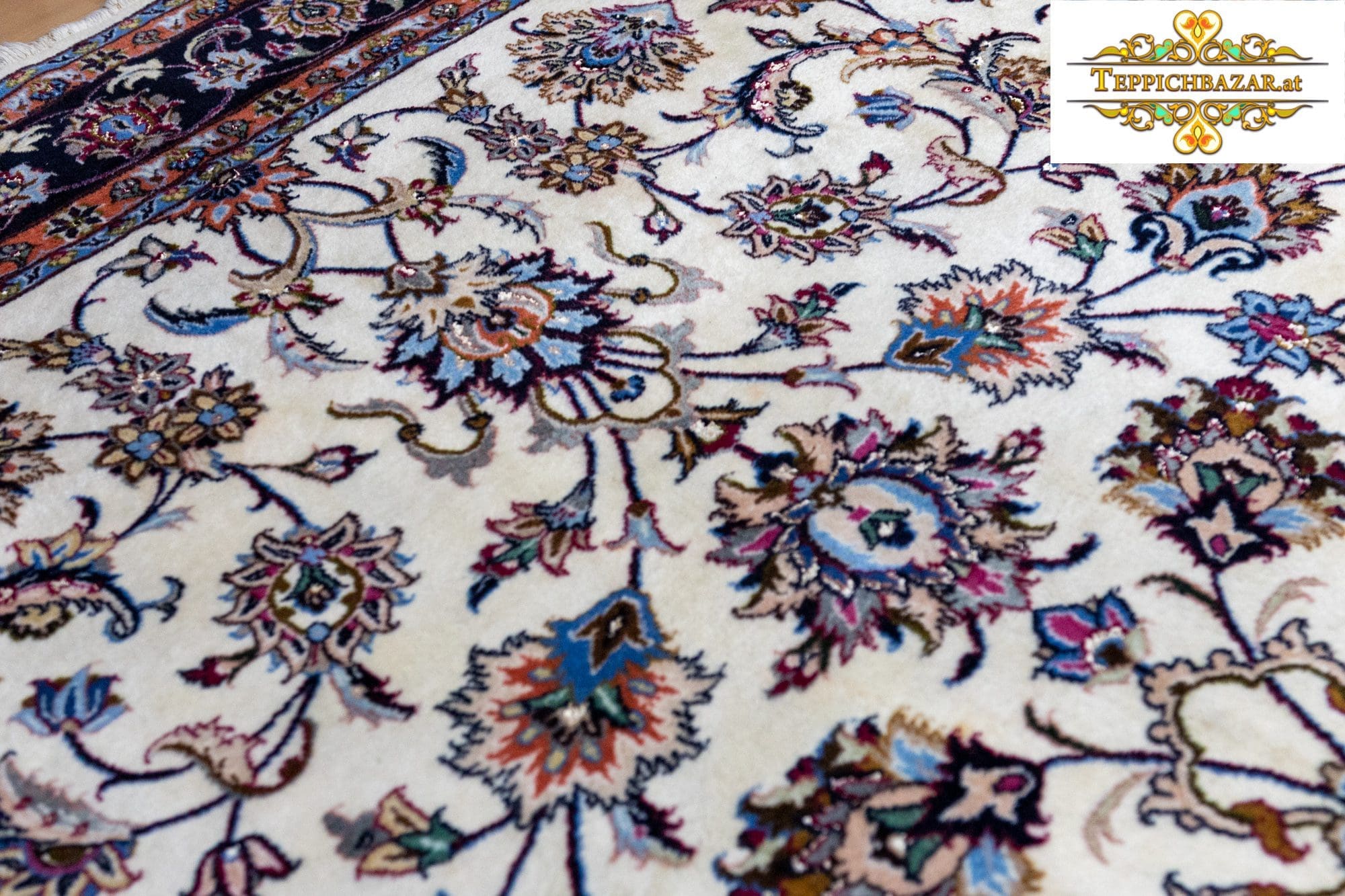 Perserteppich Tabriz 326 x 246 cm Wolle handgeknüpft