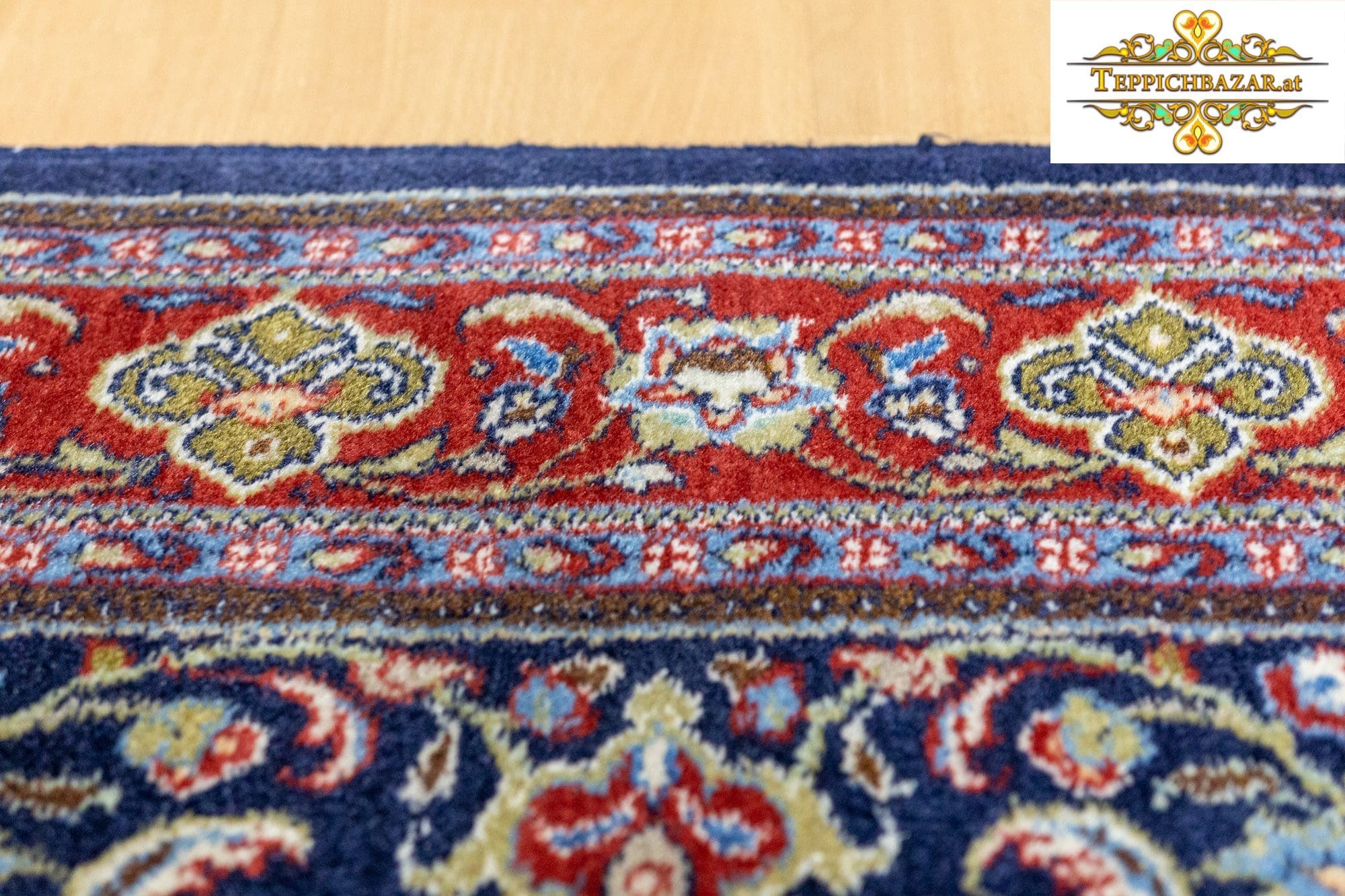 Perserteppich Sarough 215 x 145 cm Wolle handgeknüpft