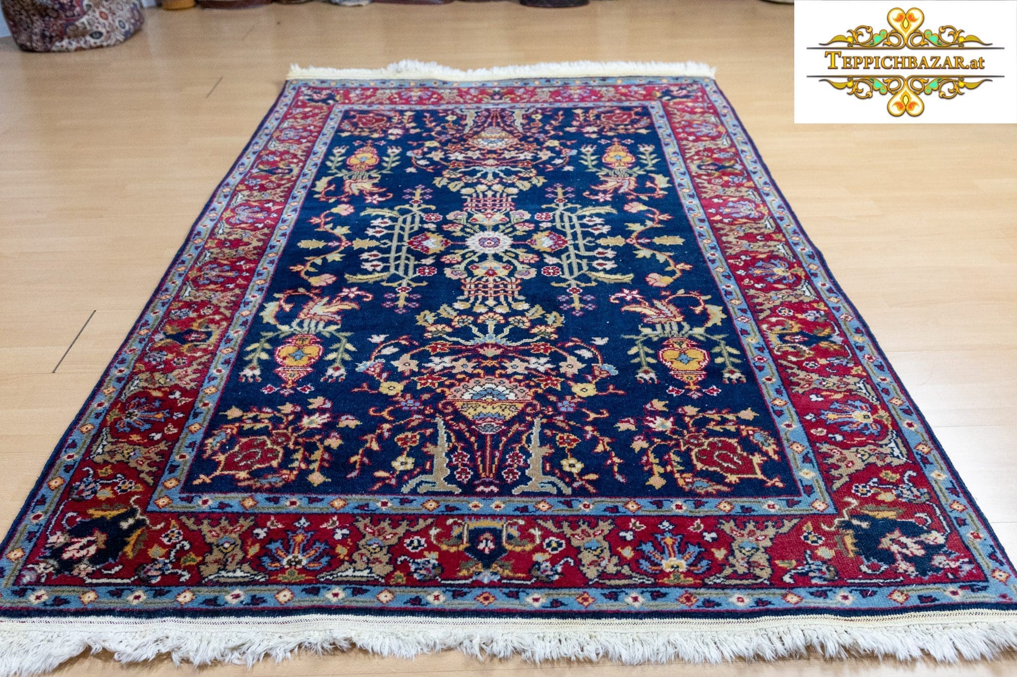 Perserteppich Täbriz 198 x 132 cm handgeknüpft (Verkauft)