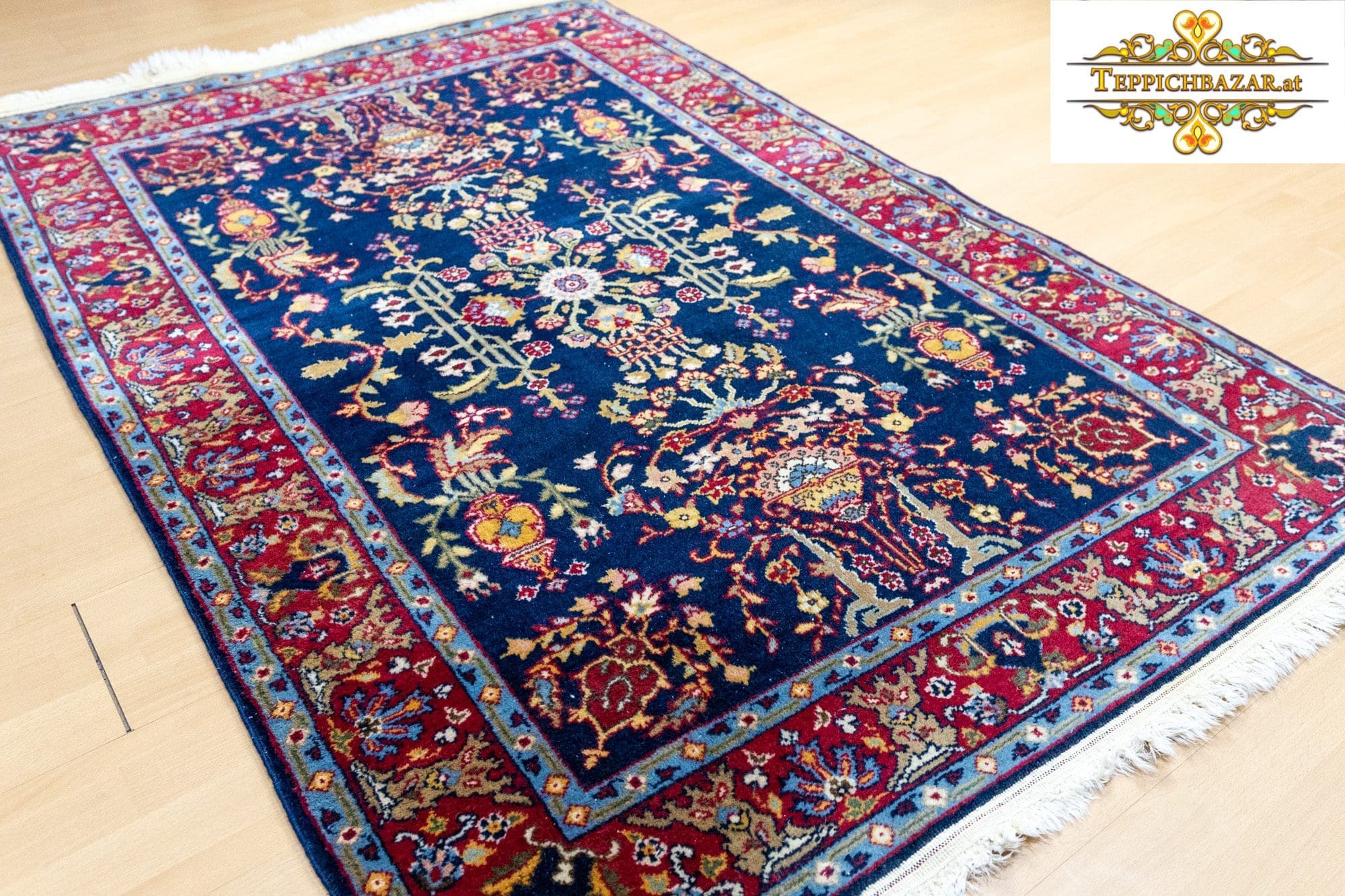 Perserteppich Täbriz 198 x 132 cm handgeknüpft (Verkauft)