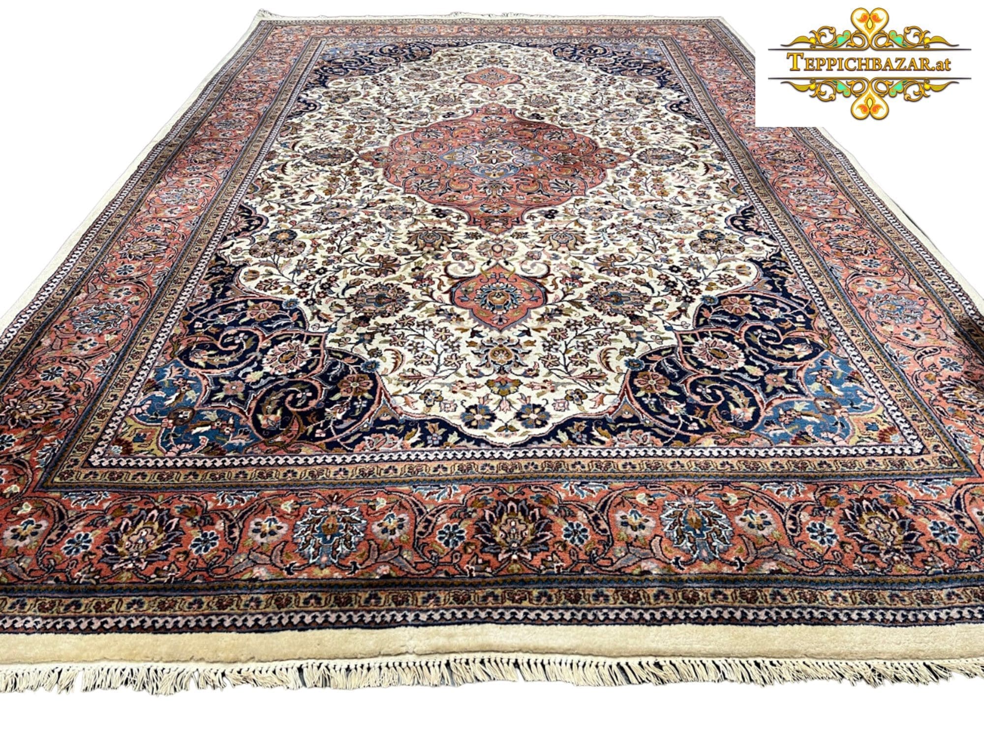 Orientteppich Indo Ghoum 290×195 cm Wolle handgeknüpft