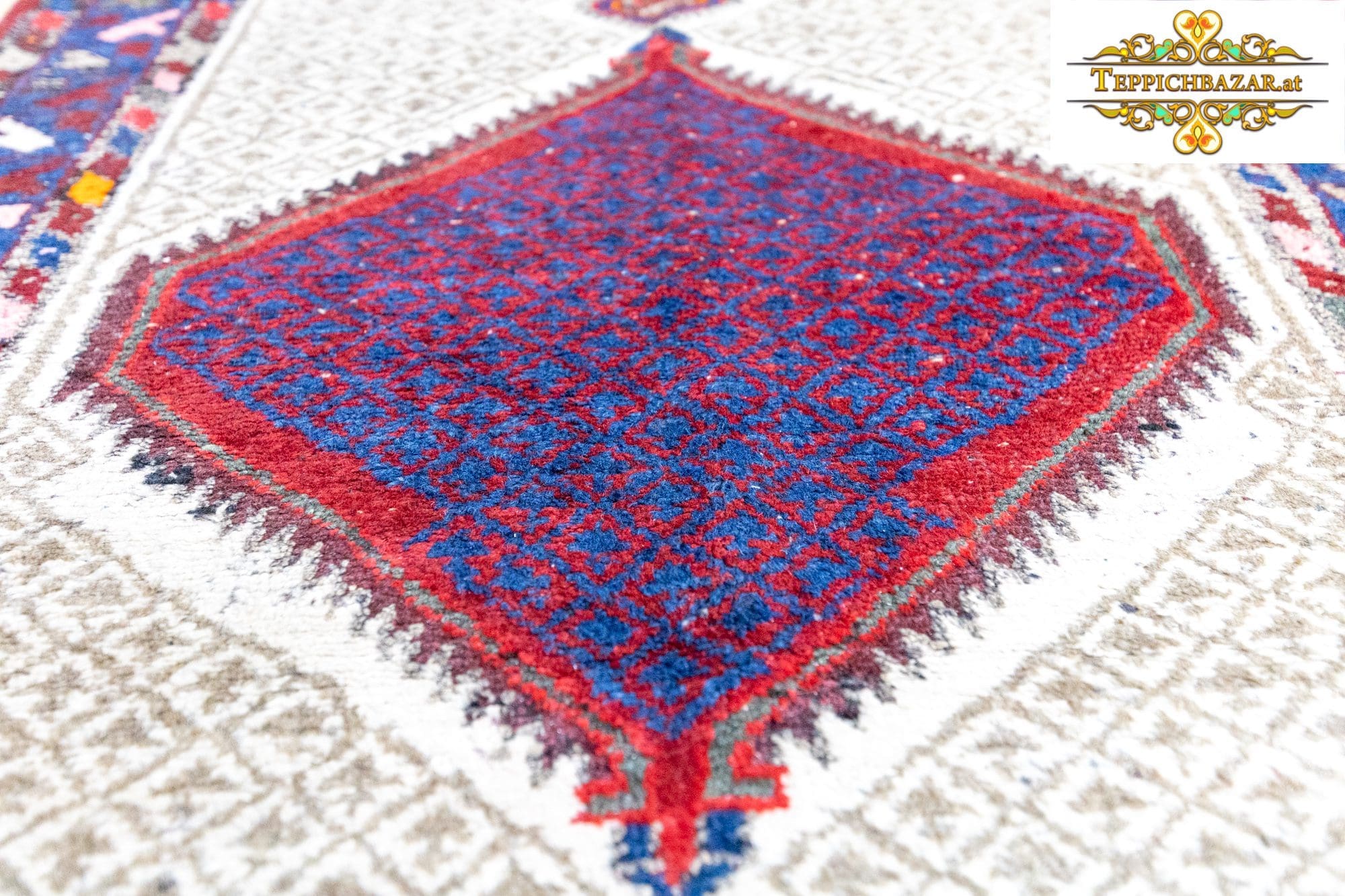 Perserteppich Hamedan 202 x 106 cm Wolle handgeknüpft (Verkauft)