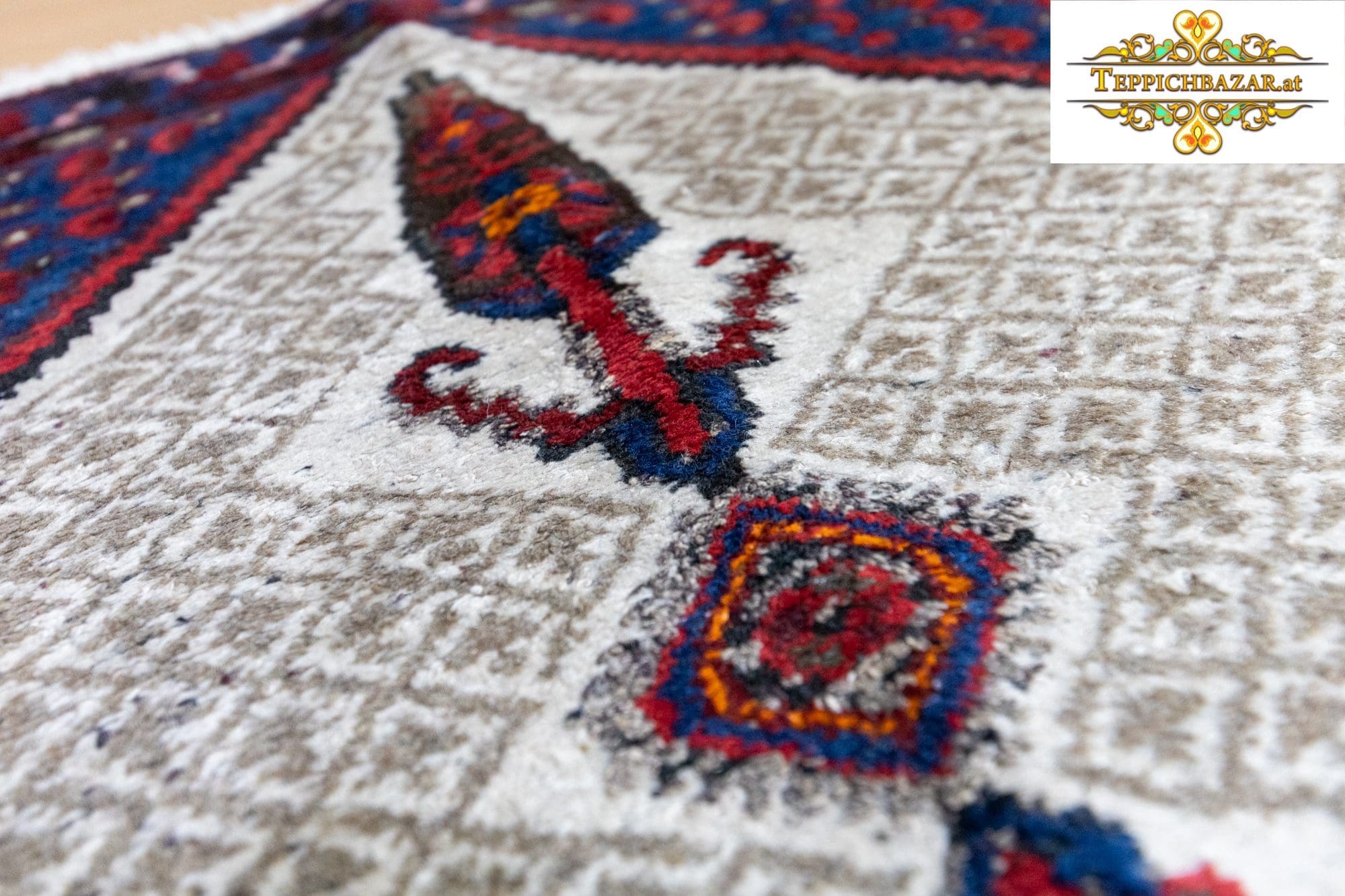 Perserteppich Hamedan 202 x 106 cm Wolle handgeknüpft (Verkauft)