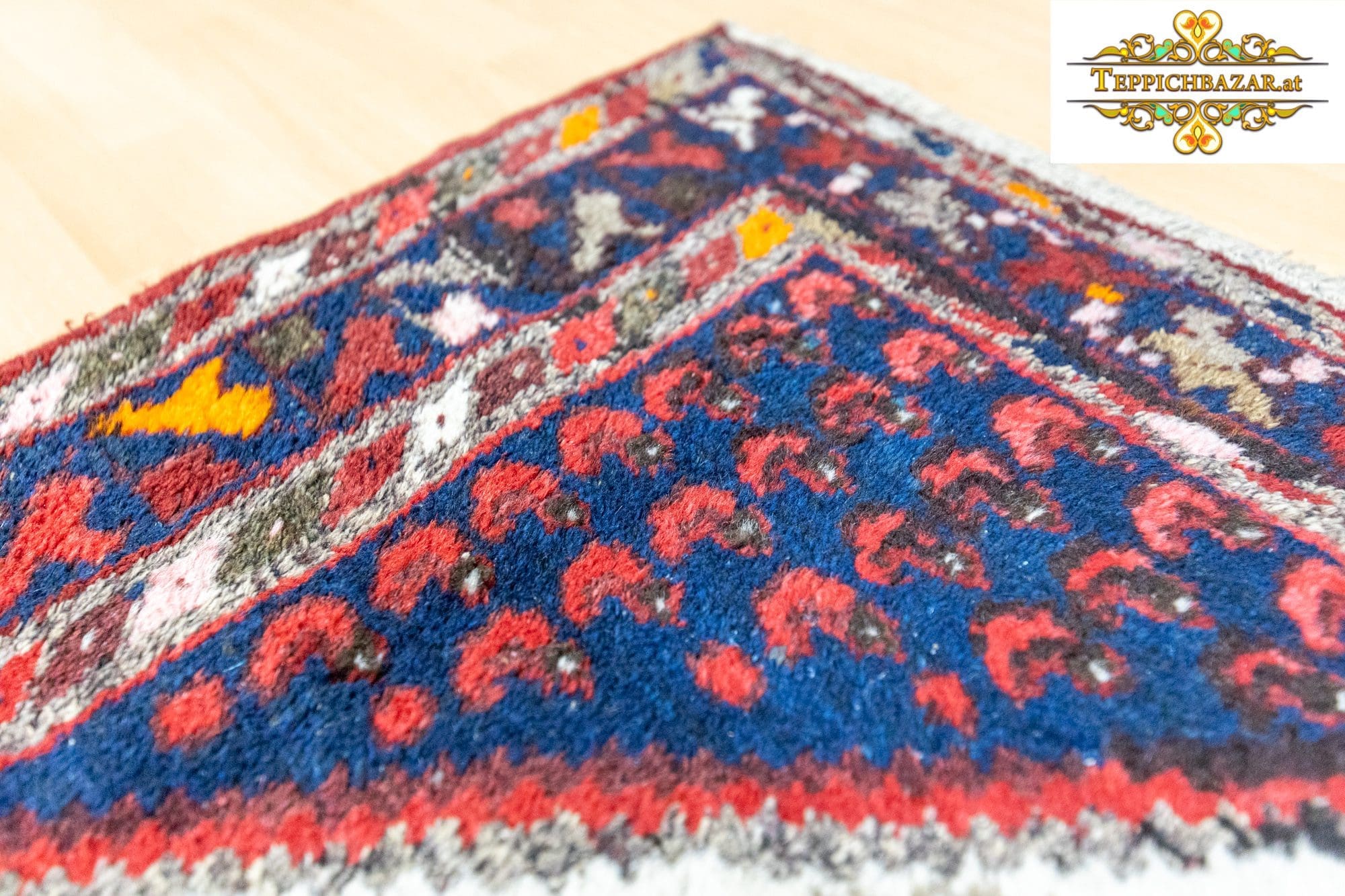 Perserteppich Hamedan 202 x 106 cm Wolle handgeknüpft (Verkauft)