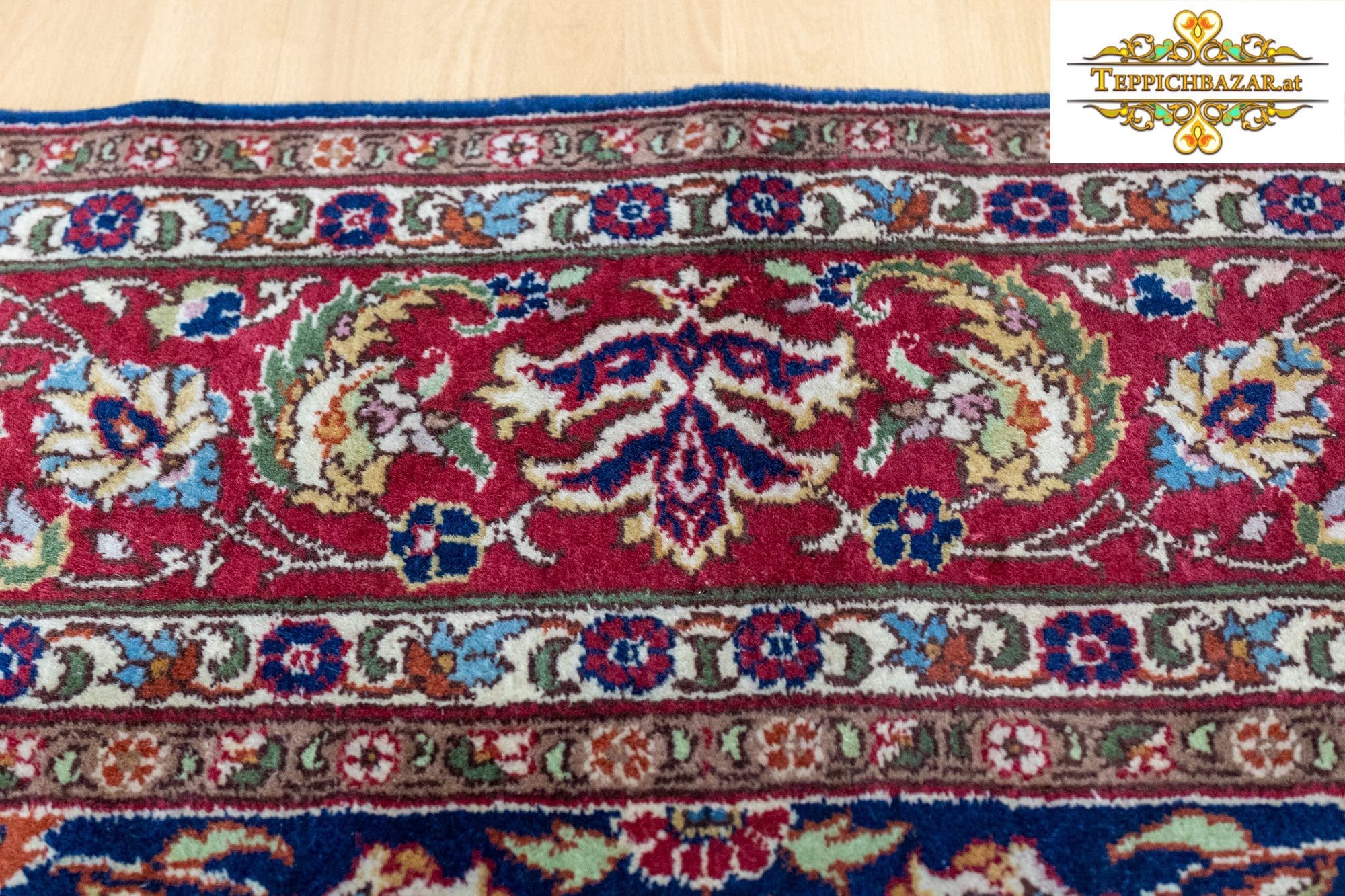 Perserteppich Täbriz ca. 355x244 cm Wolle handgeknüpft