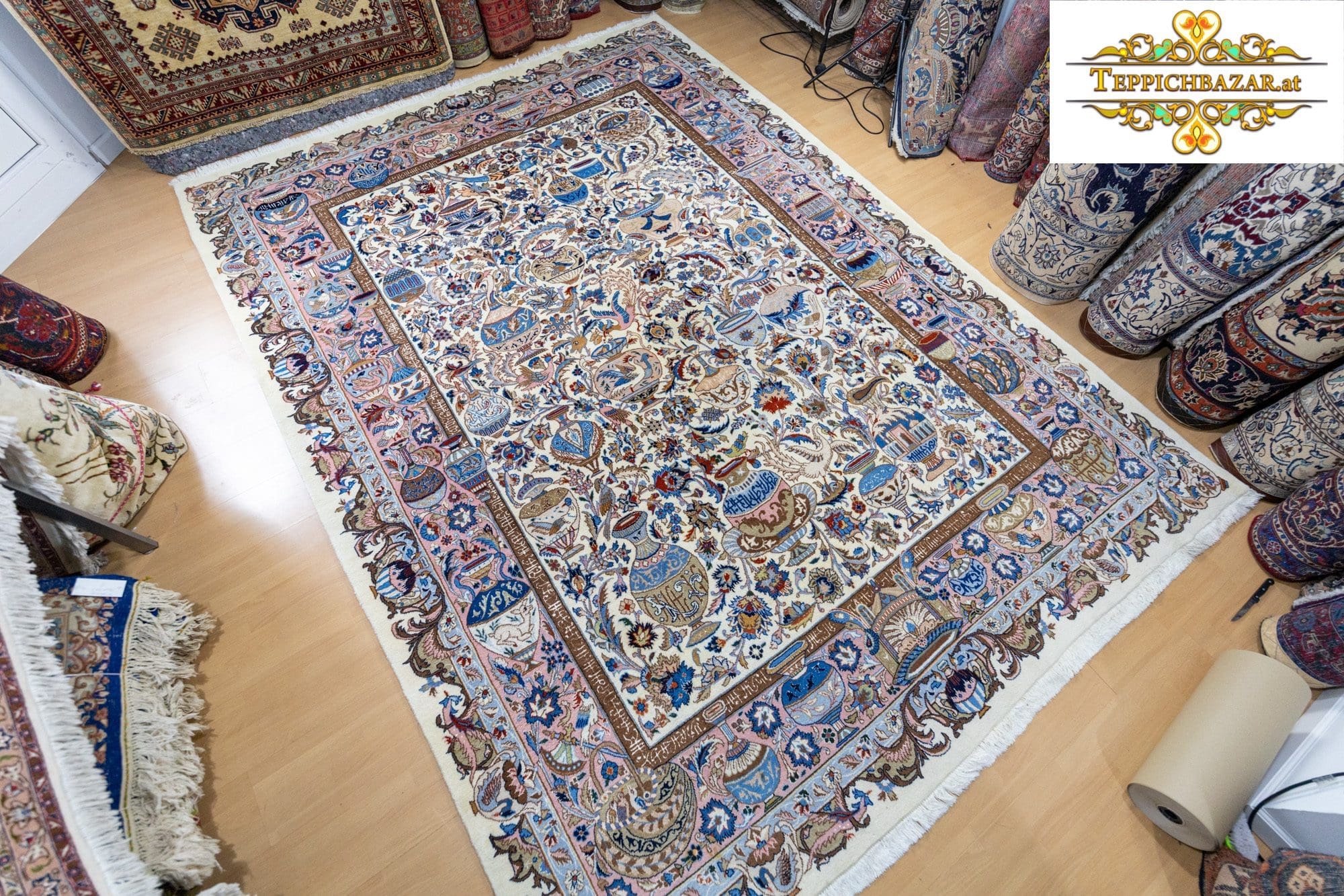 img_9081-2 Perserteppich Kashmar 340 x 250 cm handgeknüpft (Verkauft)