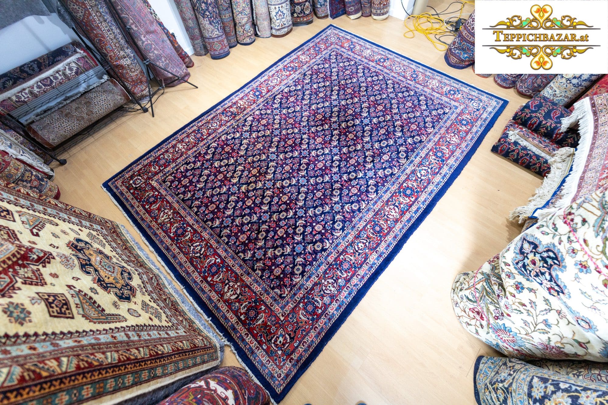 Perserteppich Sarough ca. 320x230cm Wolle handgeknüpft