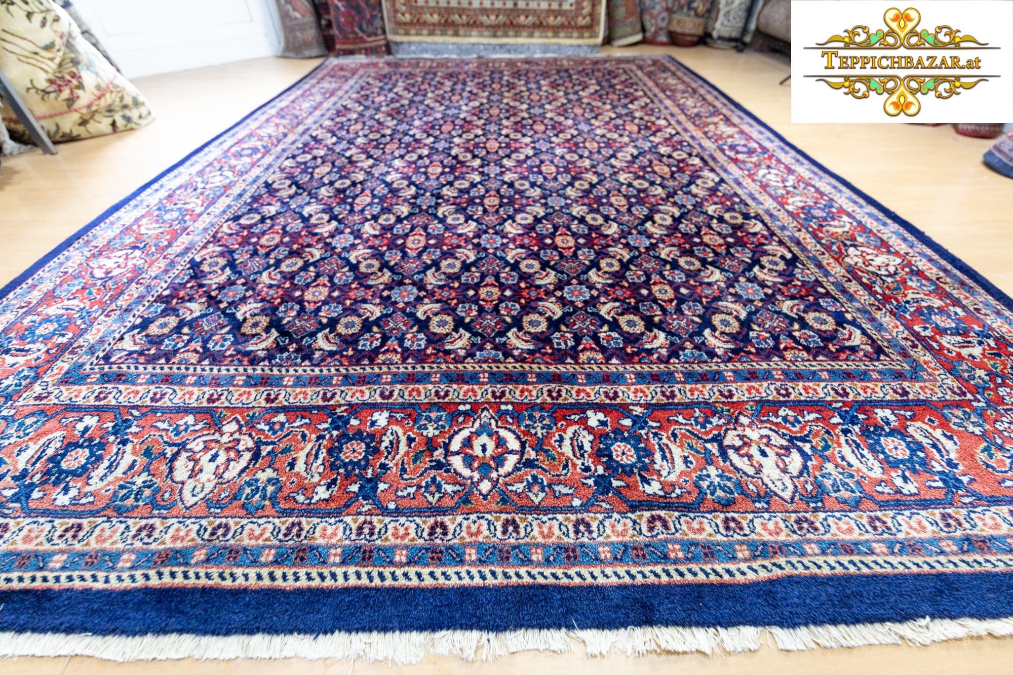Perserteppich Sarough ca. 320x230cm Wolle handgeknüpft