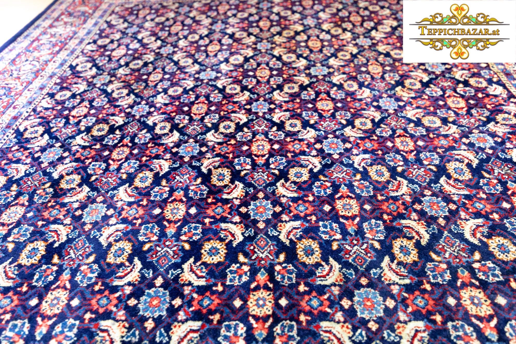 Perserteppich Sarough ca. 320x230cm Wolle handgeknüpft