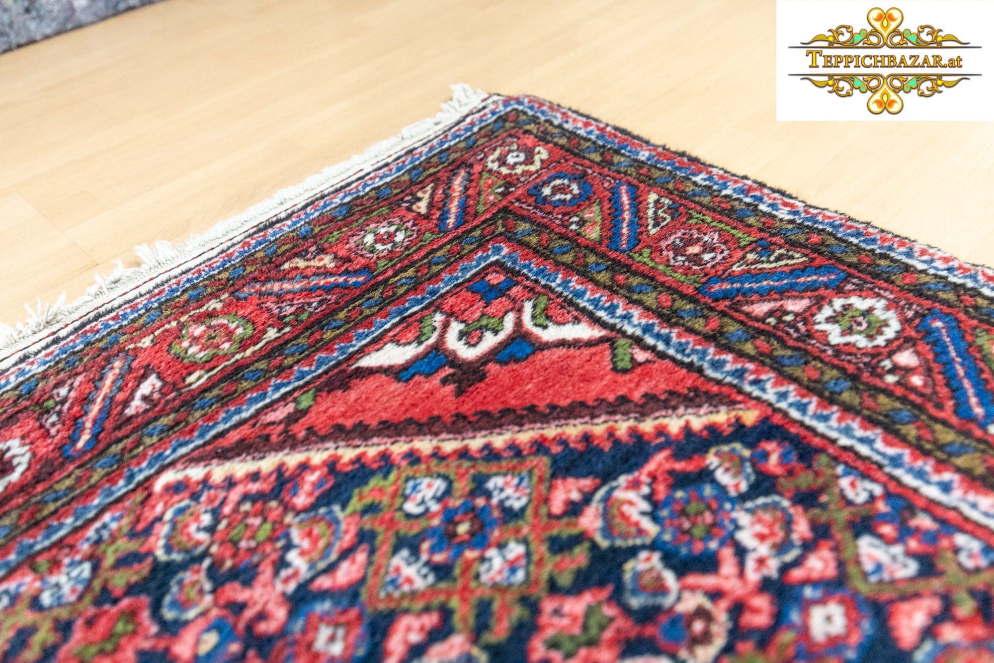 Perserteppich Hamedan 223 x 112 cm Wolle handgeknüpft