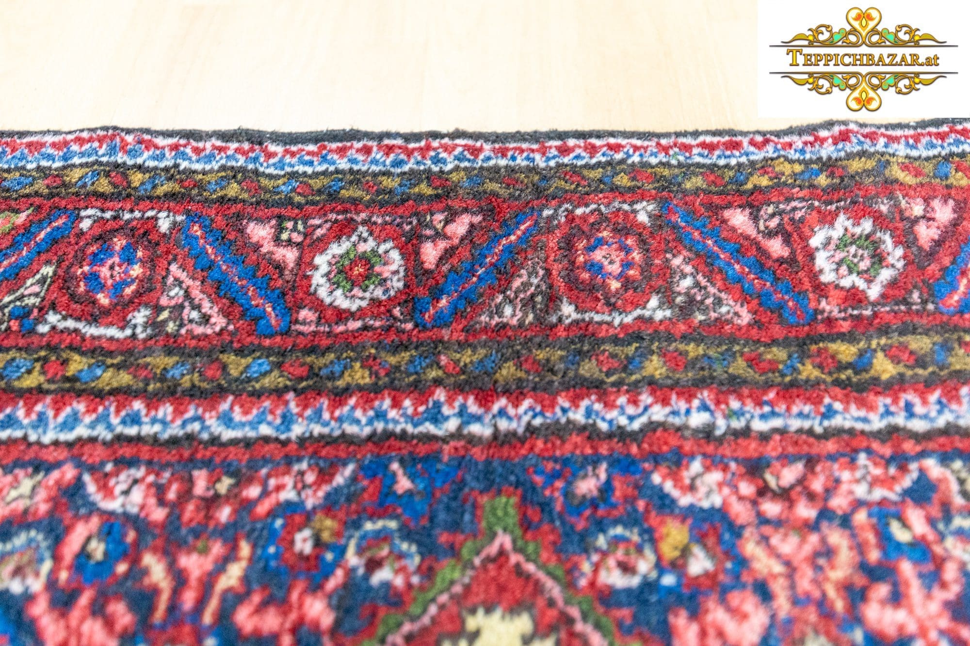 Perserteppich Hamedan 223 x 112 cm Wolle handgeknüpft