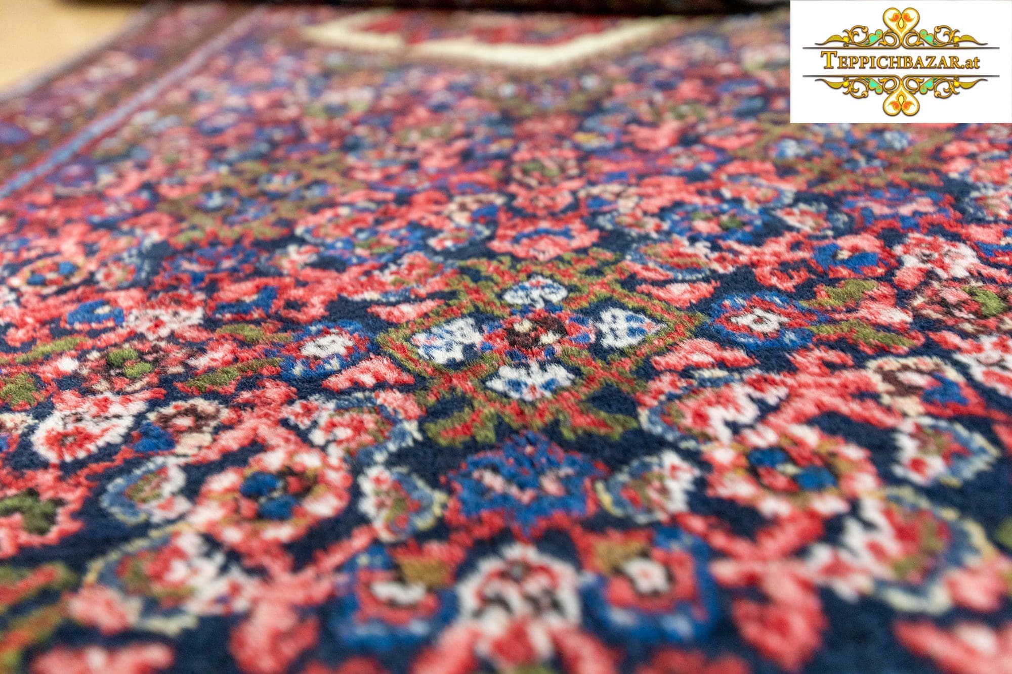 Perserteppich Hamedan 223 x 112 cm Wolle handgeknüpft