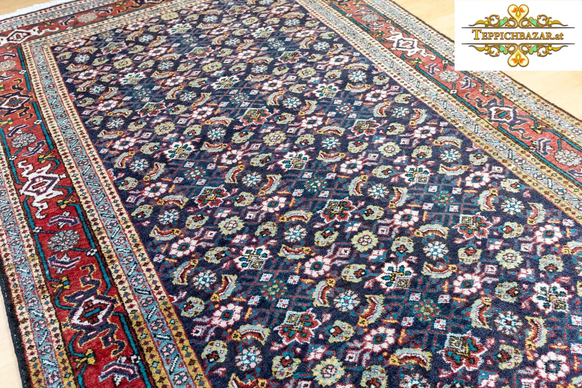 Perserteppich Täbriz 268 x 167 cm Wolle handgeknüpft