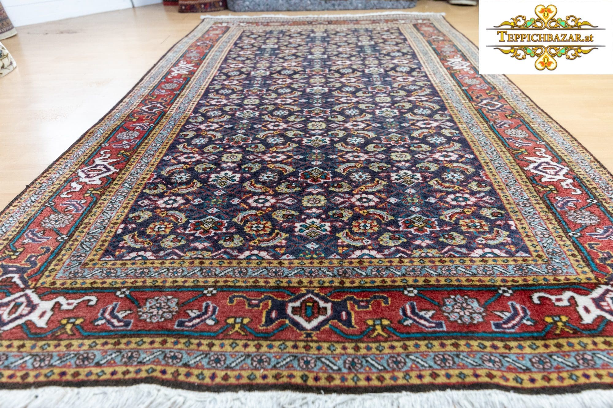 Perserteppich Täbriz 268 x 167 cm Wolle handgeknüpft