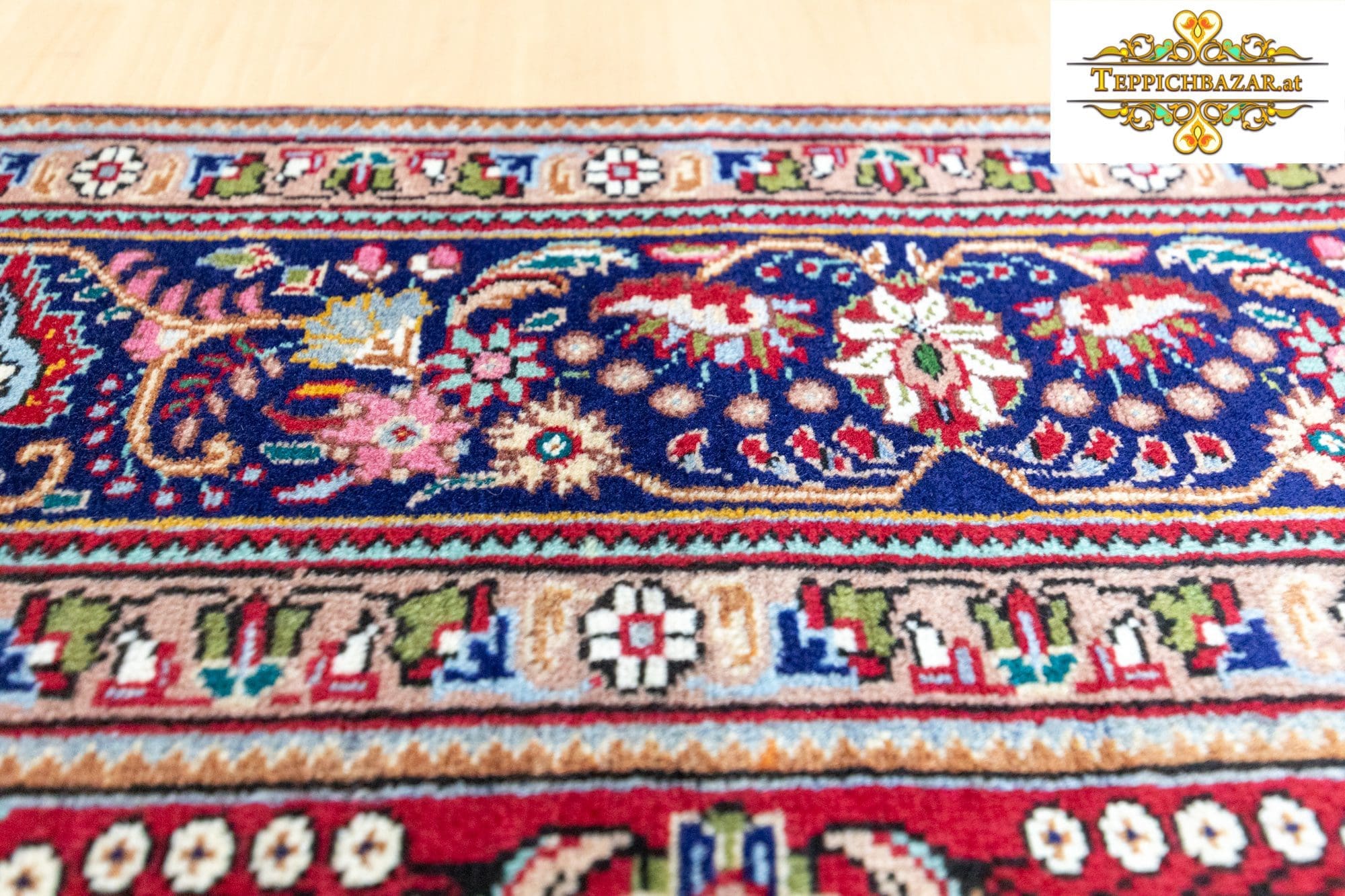 Perserteppich Täbriz ca 296 x 210 cm Schurwolle handgeknüpft
