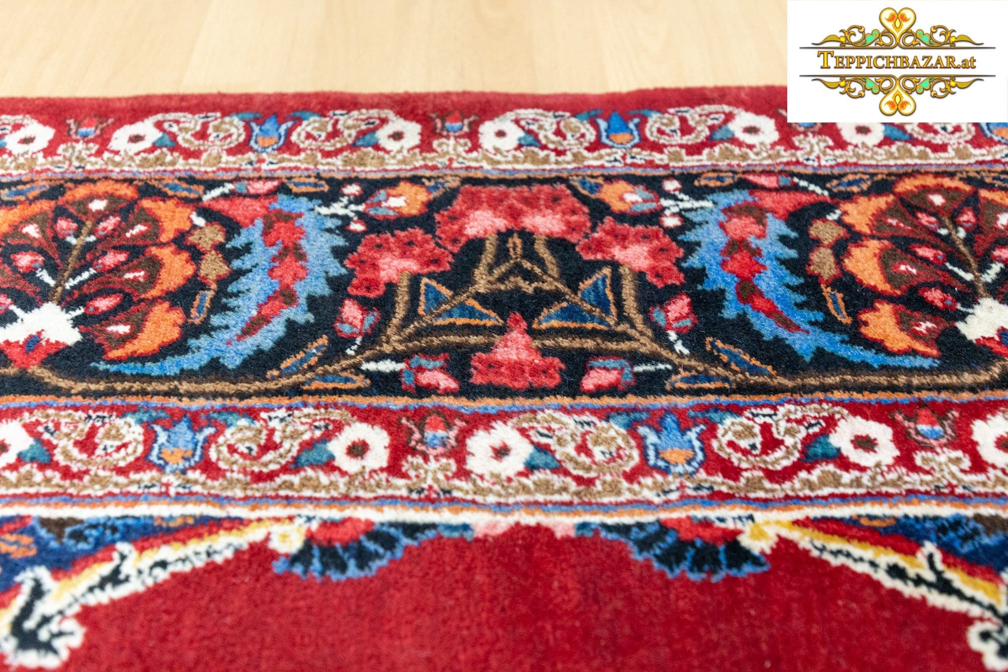 Perserteppich Moud 341x218 cm Schurwolle handgeknüpft