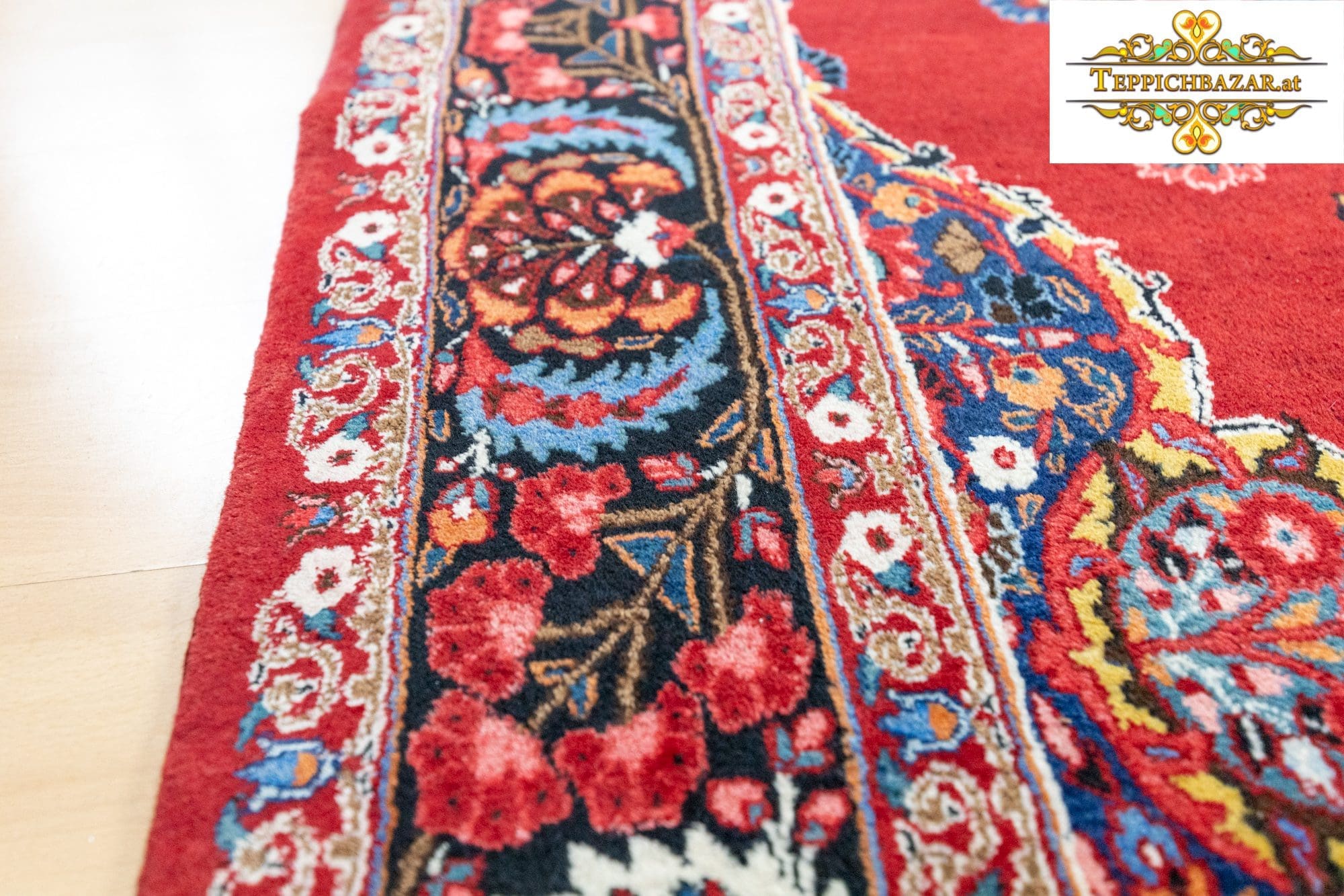 Perserteppich Moud 341x218 cm Schurwolle handgeknüpft