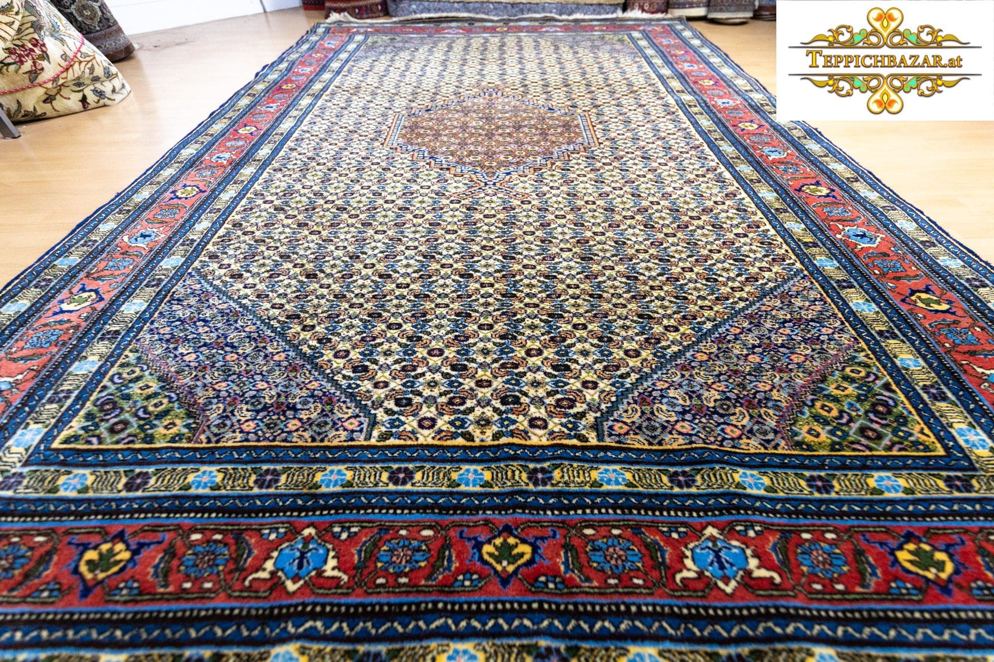 Perserteppich Täbriz ca. 300x205 cm Wolle handgeknüpft