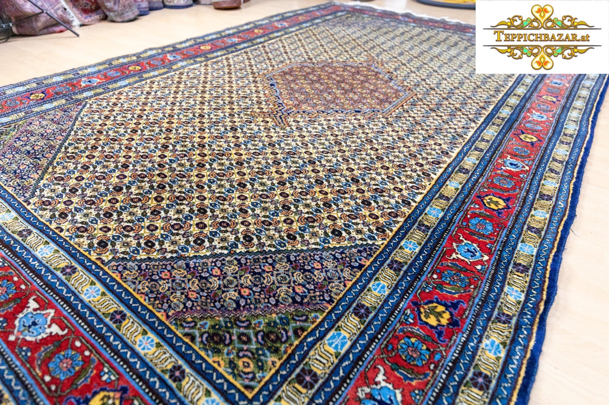 Perserteppich Täbriz ca. 300x205 cm Wolle handgeknüpft