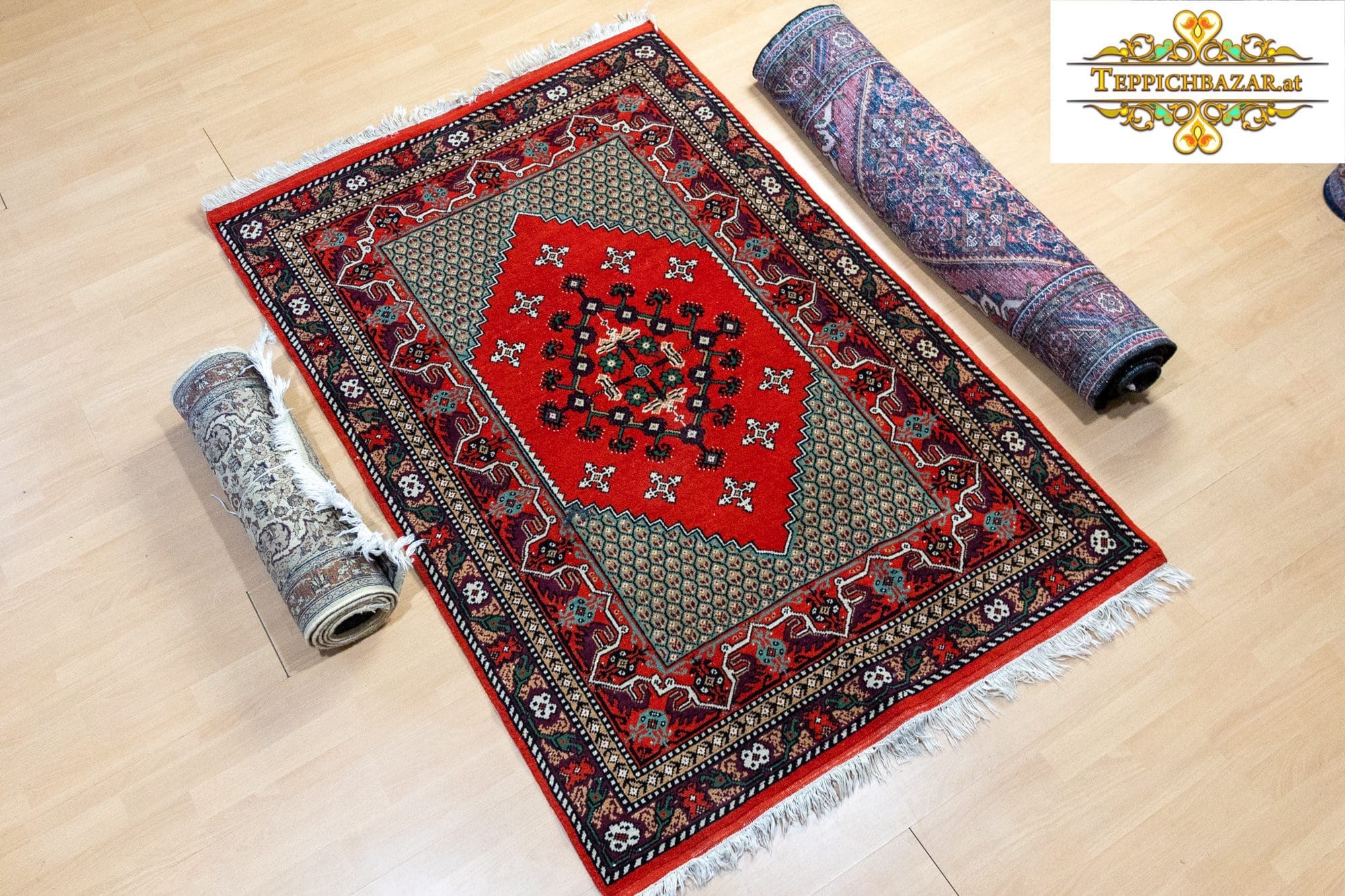 Orientteppich Tunesien 175 x 120 cm handgeknüpft (Verkauft)