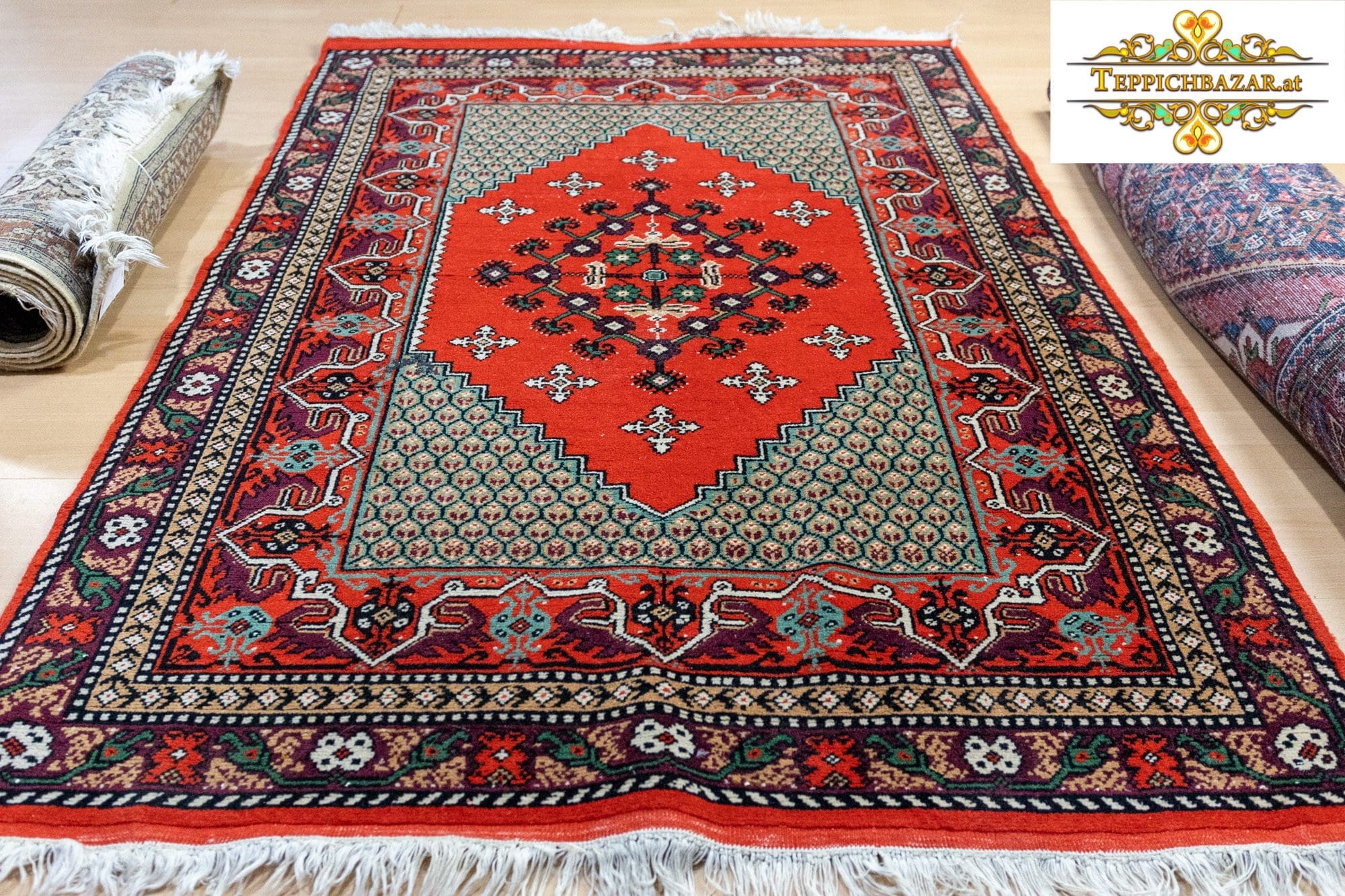 Orientteppich Tunesien 175 x 120 cm handgeknüpft (Verkauft)