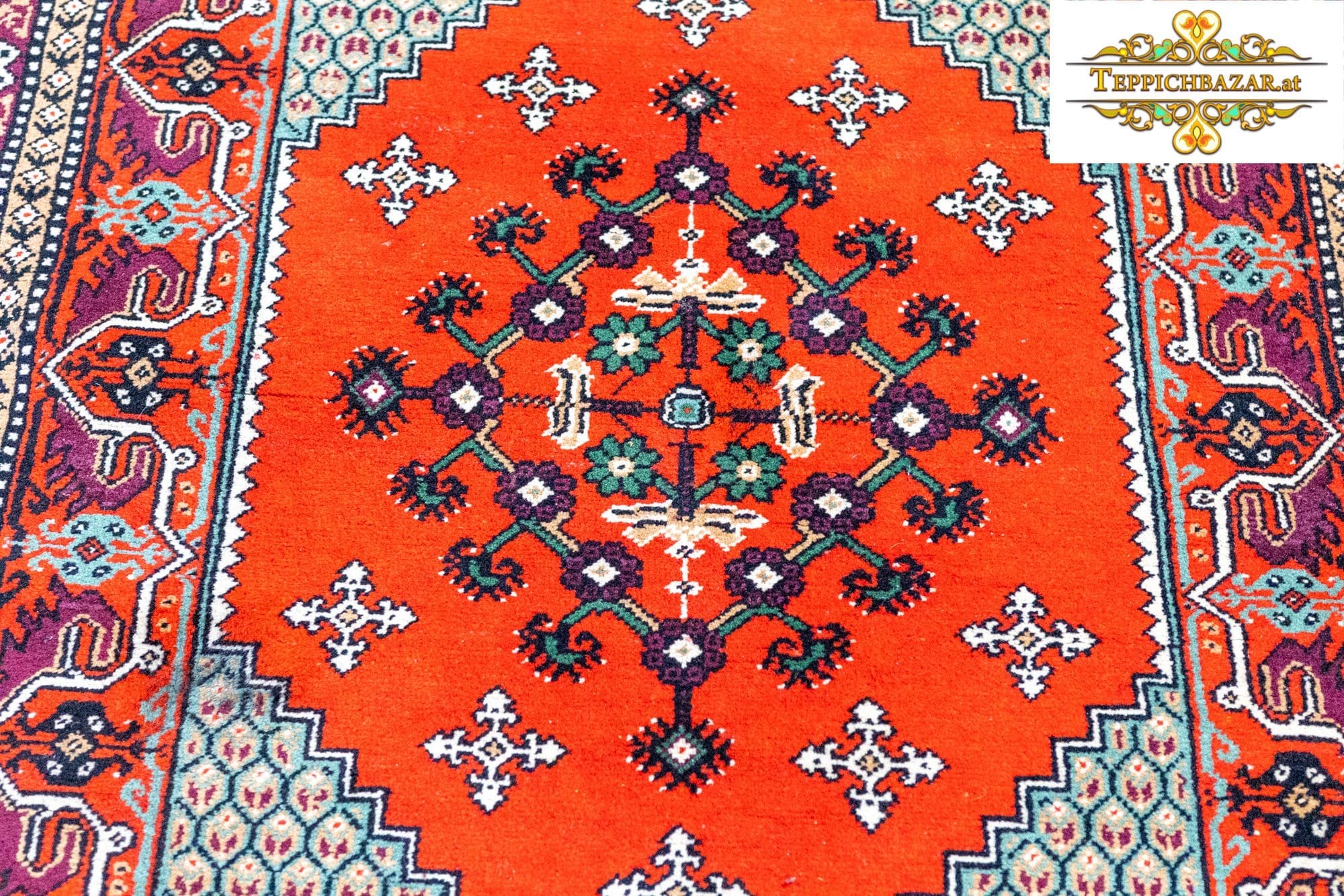 Orientteppich Tunesien 175 x 120 cm handgeknüpft (Verkauft)