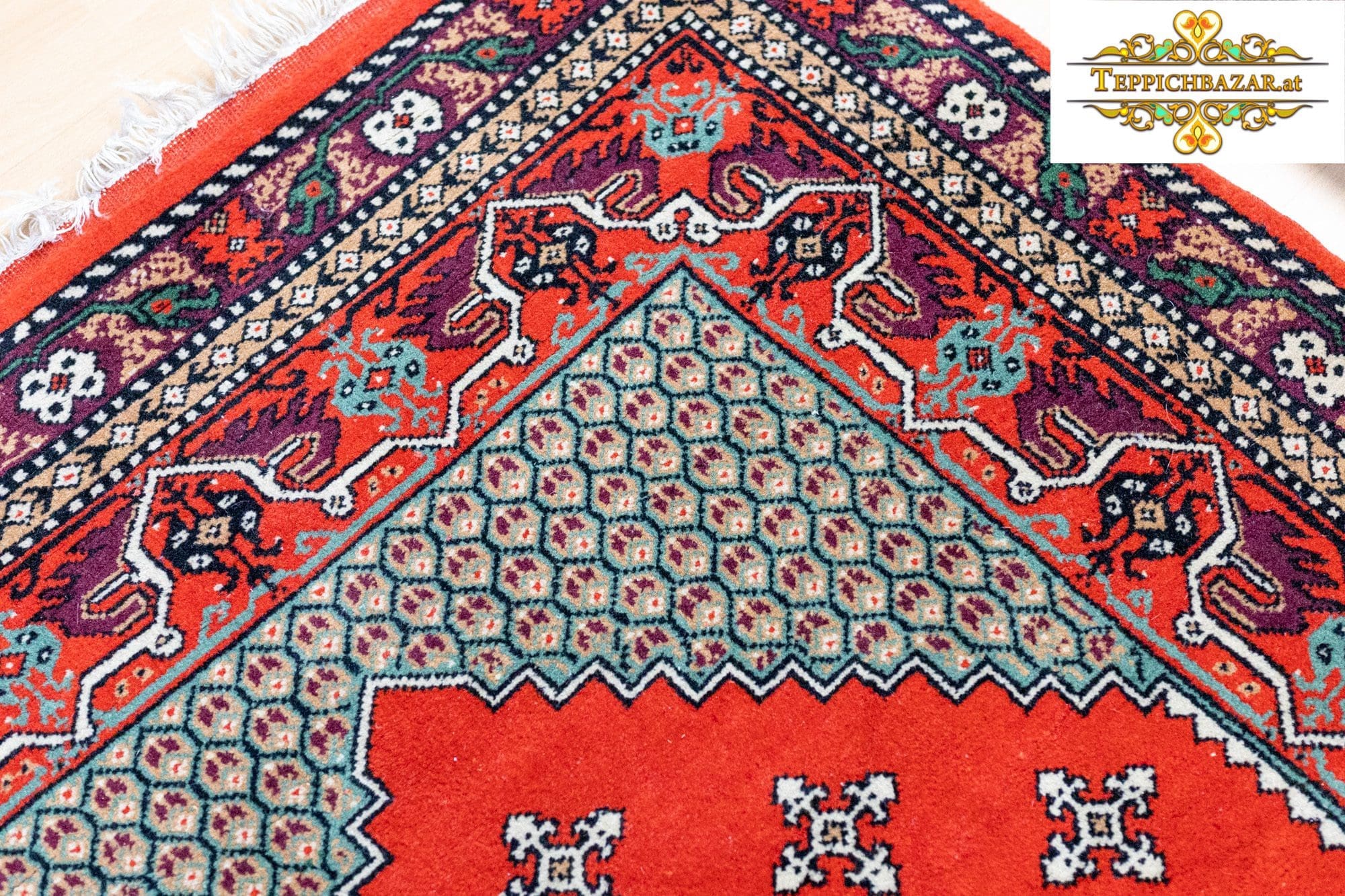 Orientteppich Tunesien 175 x 120 cm handgeknüpft (Verkauft)