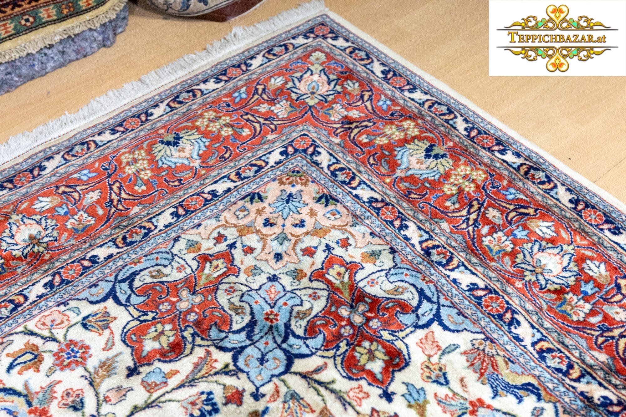 Orientteppich Sarough 310x200cm Wolle handgeknüpft