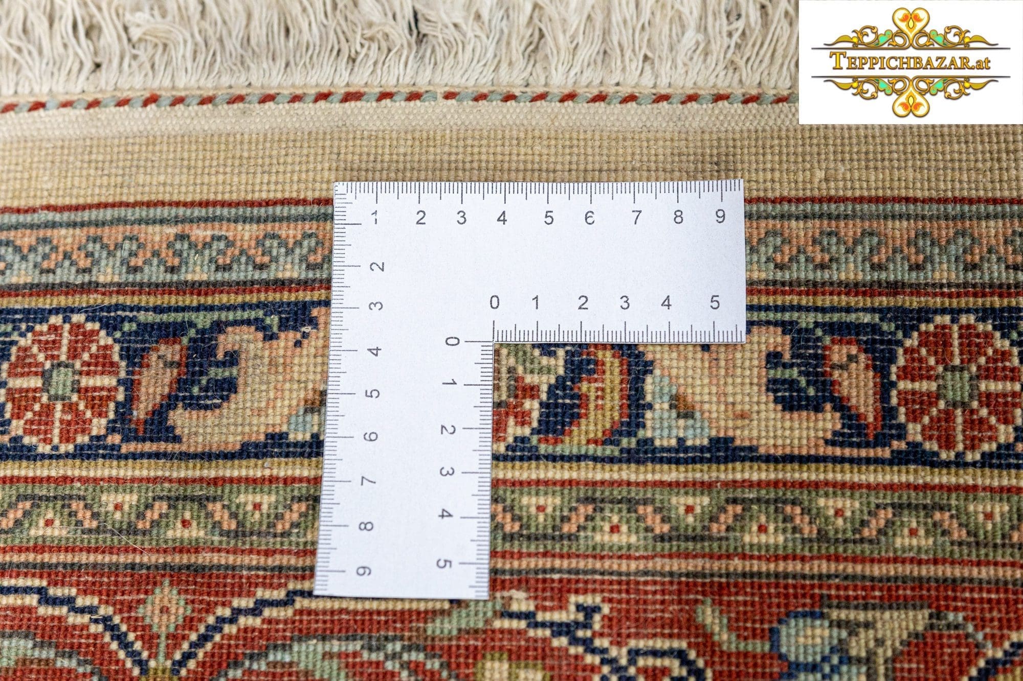Orientteppich Sarough 310x200cm Wolle handgeknüpft