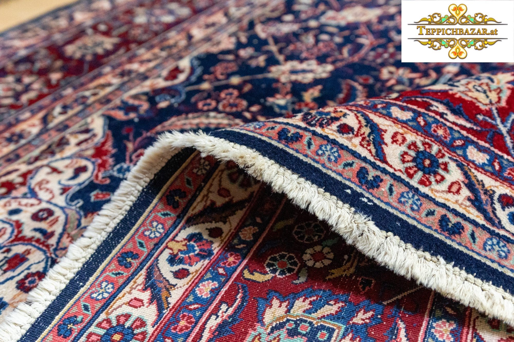 Perserteppich Kaschan 350 x 270 cm handgeknüpft (Verkauft)