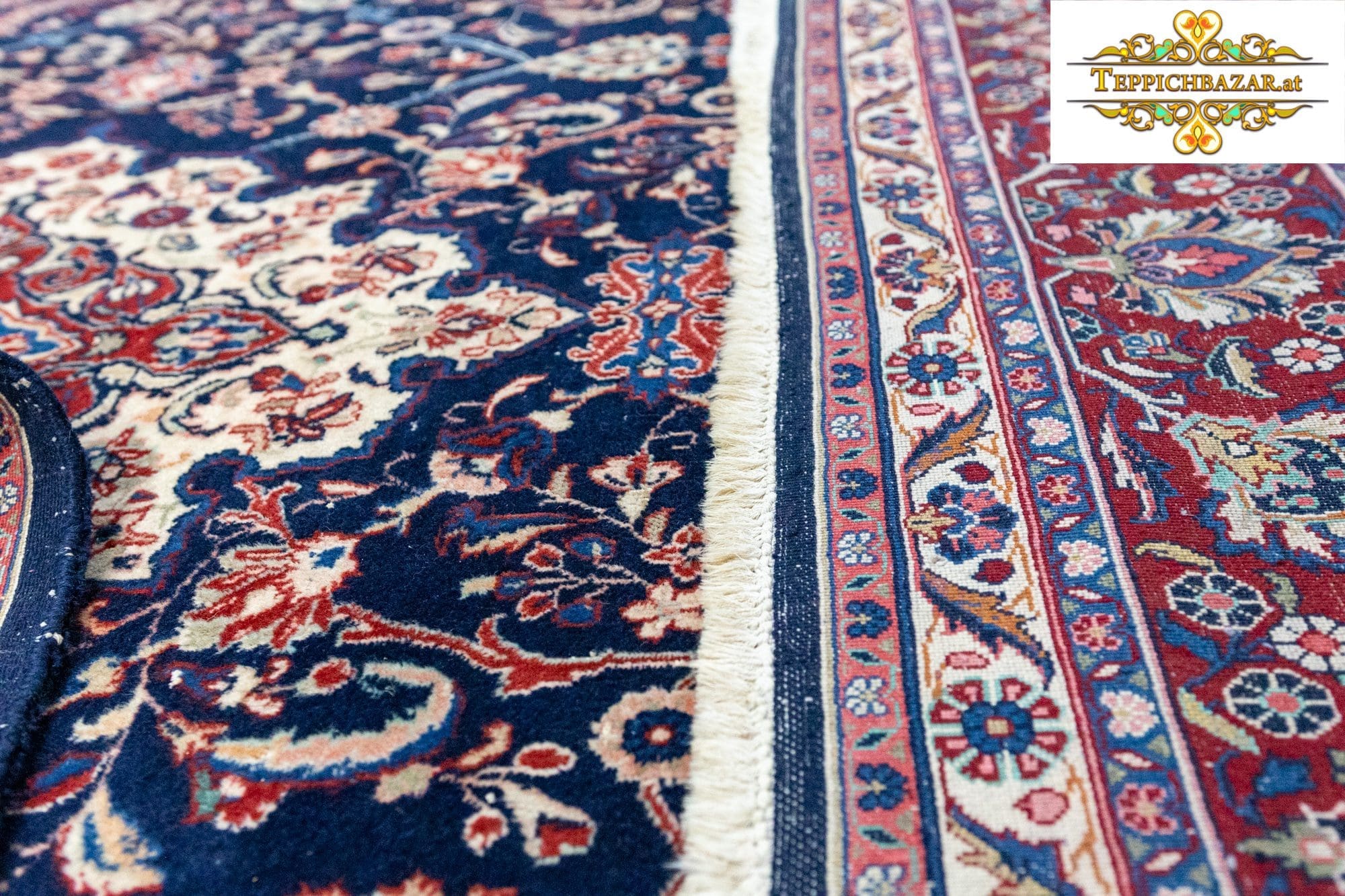 Perserteppich Kaschan 350 x 270 cm handgeknüpft (Verkauft)