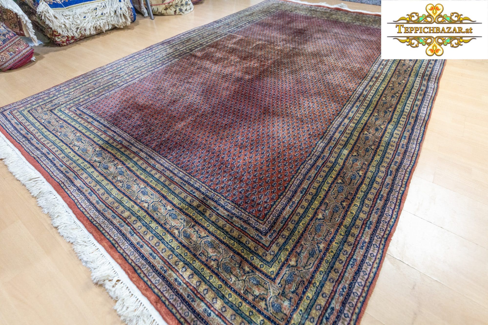 Orientteppich Sarough 295x195cm Wolle handgeknüpft