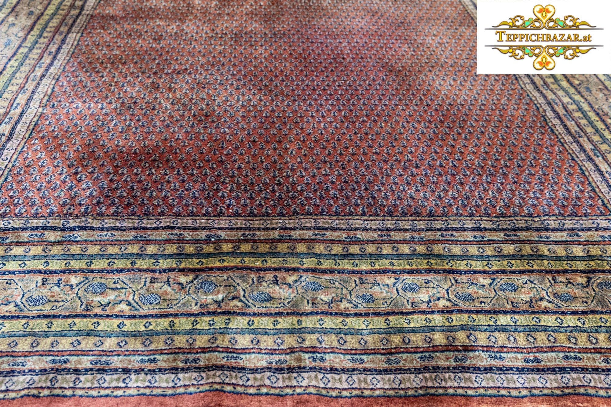 Orientteppich Sarough 295x195cm Wolle handgeknüpft