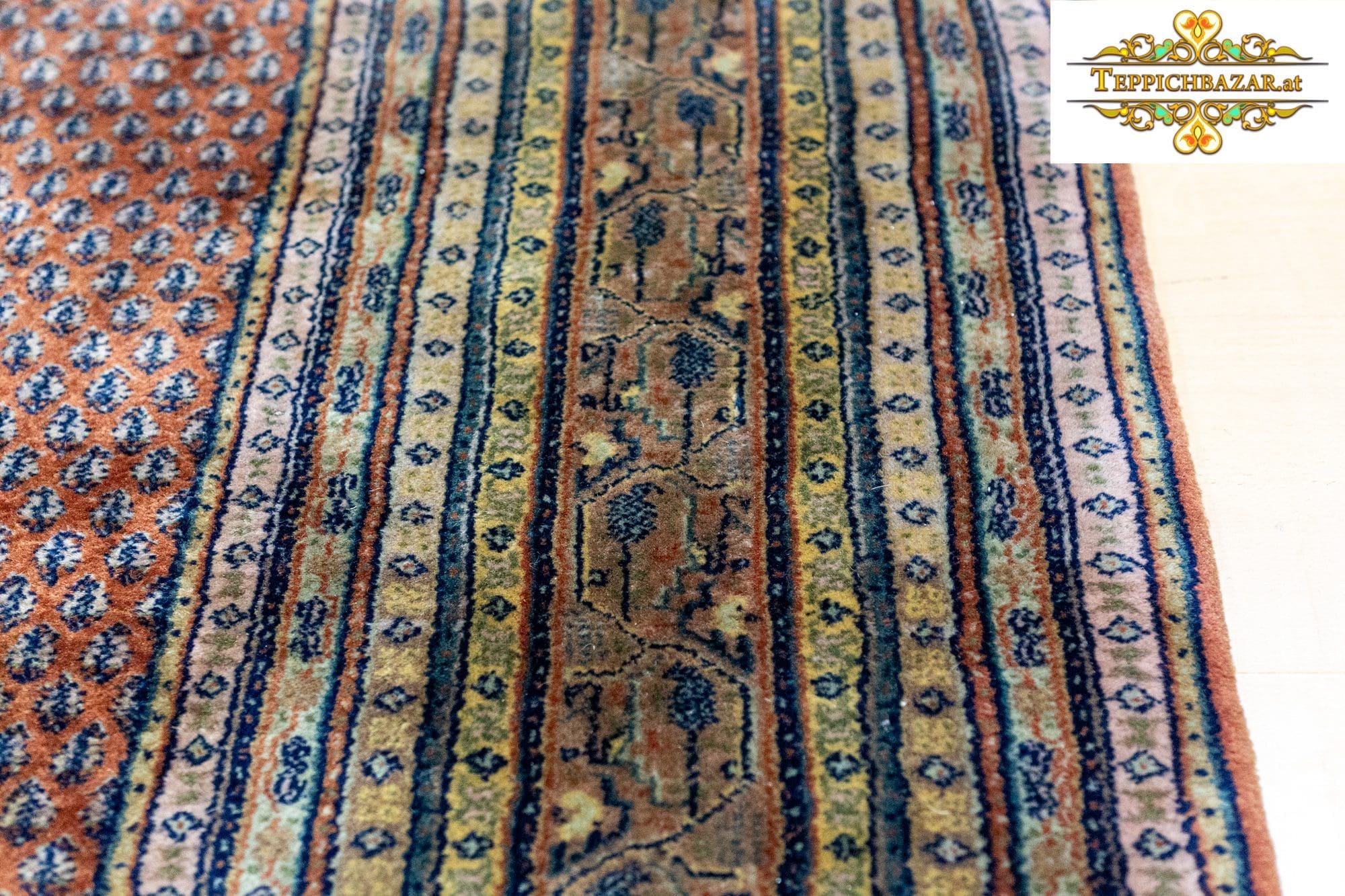 Orientteppich Sarough 295x195cm Wolle handgeknüpft
