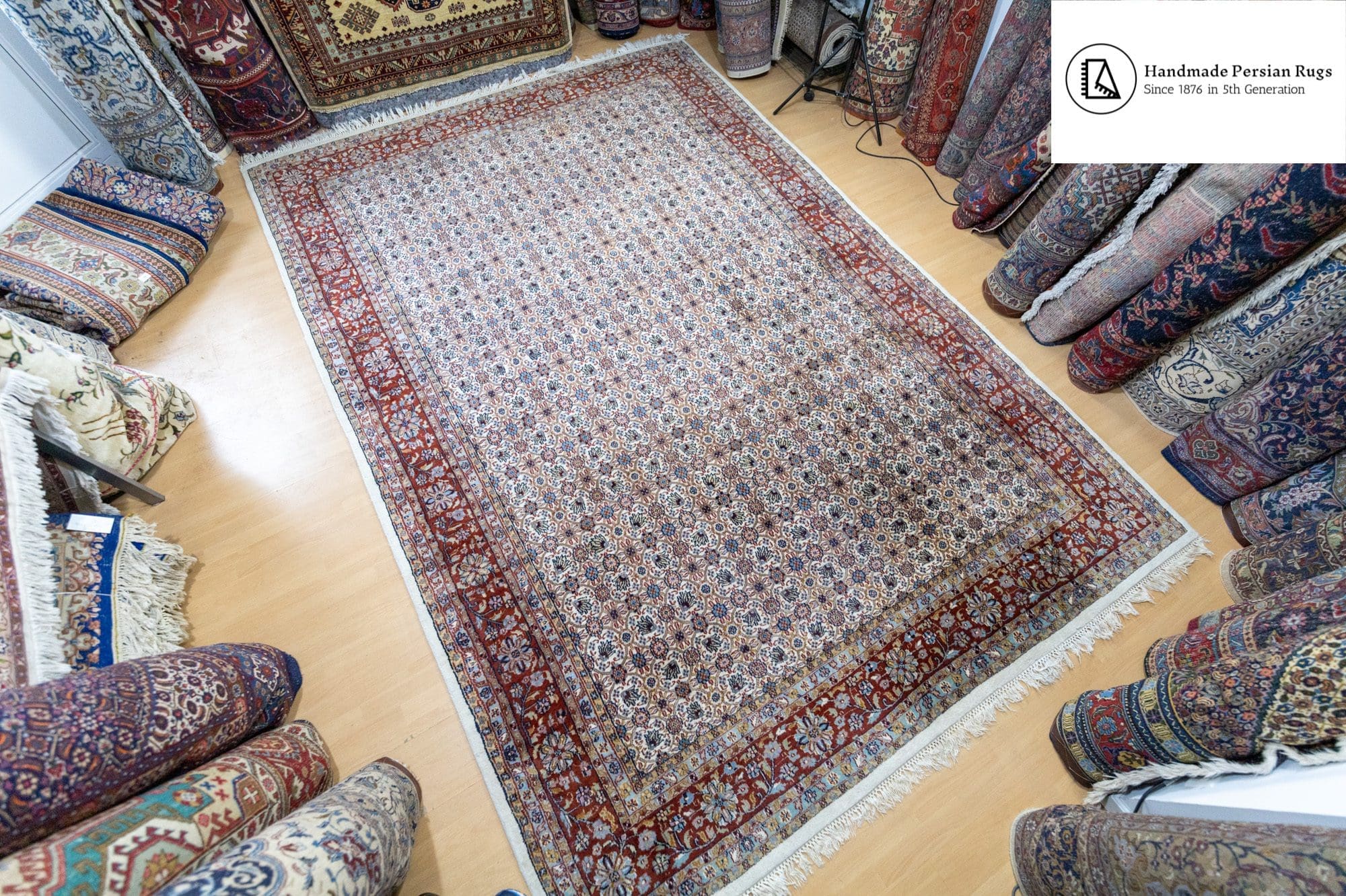 Orientteppich Moud ca. 357x240cm handgeknüpft (Verkauft)