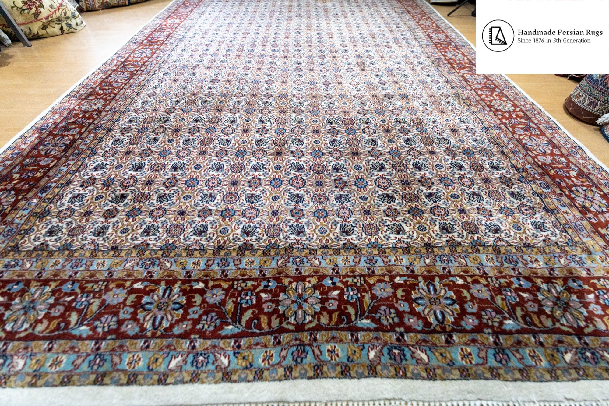Orientteppich Moud ca. 357x240cm handgeknüpft (Verkauft)