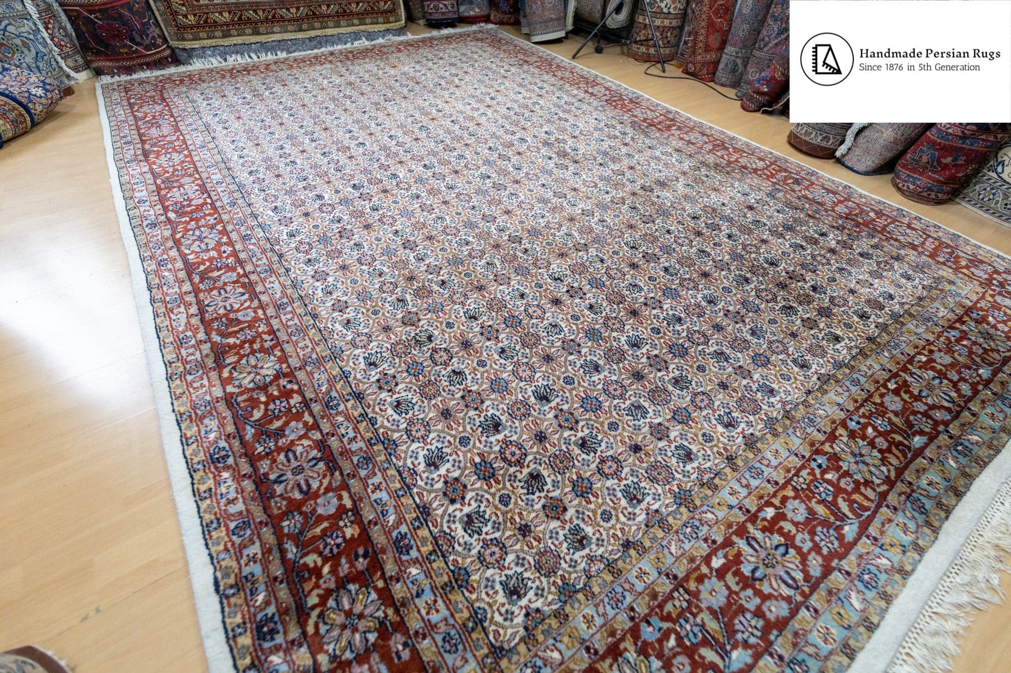 Orientteppich Moud ca. 357x240cm handgeknüpft (Verkauft)