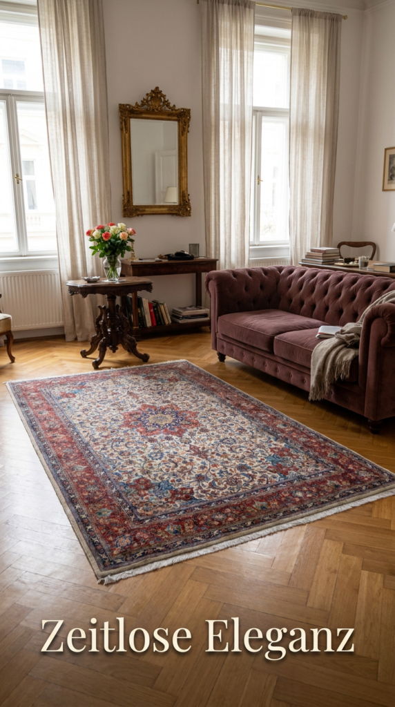 Orientteppich Sarough 310x200cm Wolle handgeknüpft