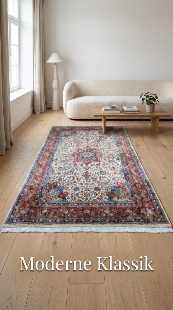 Orientteppich Sarough 310x200cm Wolle handgeknüpft