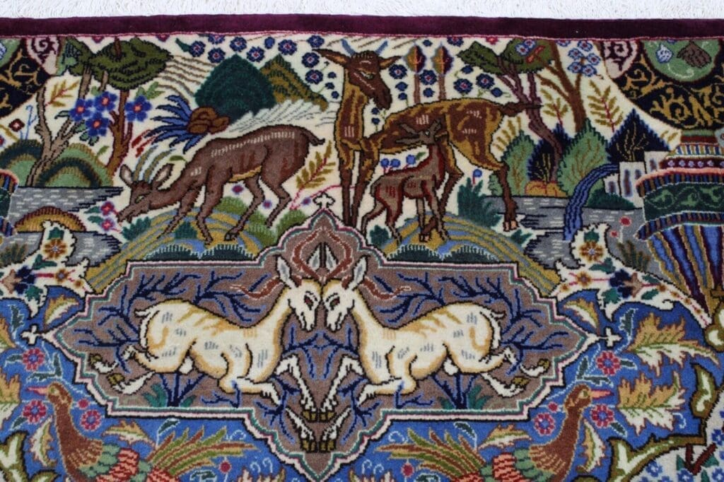 originaler-perserteppich-kashmar-393-x-300-cm-nr-214-in-hervorragendem-6 Perserteppich Kashmar 393 x 300 cm Wolle handgeknüpft