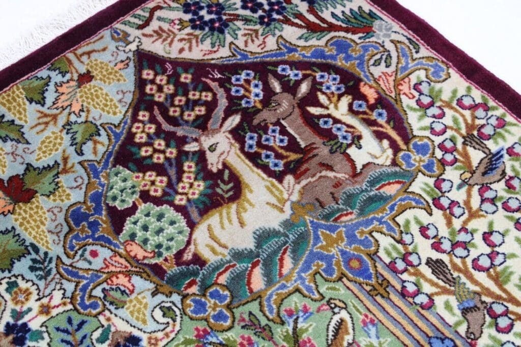originaler-perserteppich-kashmar-393-x-300-cm-nr-214-in-hervorragendem-7 Perserteppich Kashmar 393 x 300 cm Wolle handgeknüpft