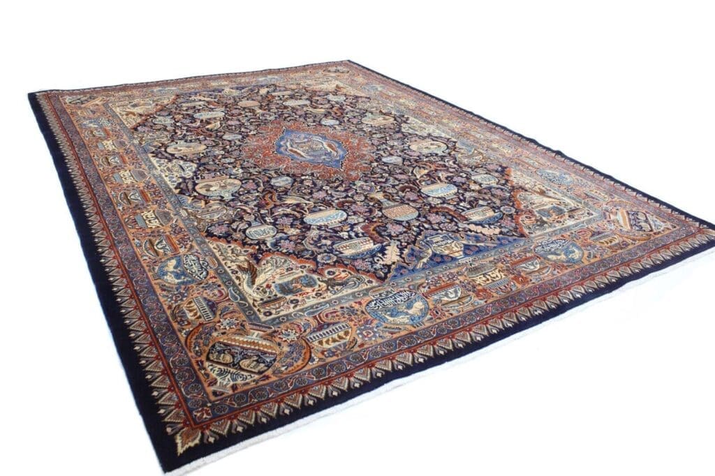 Perserteppich Kashmar 400 x 296 cm Wolle handgeknüpft