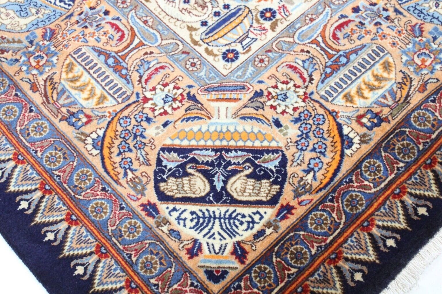Perserteppich Kashmar 400 x 296 cm Wolle handgeknüpft