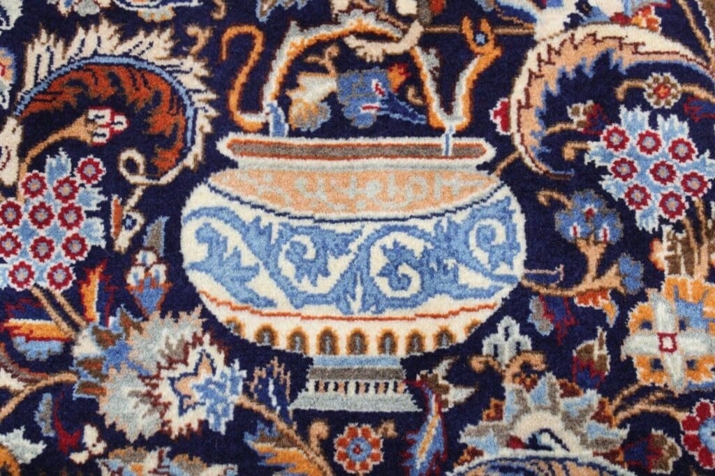 Perserteppich Kashmar 400 x 296 cm Wolle handgeknüpft