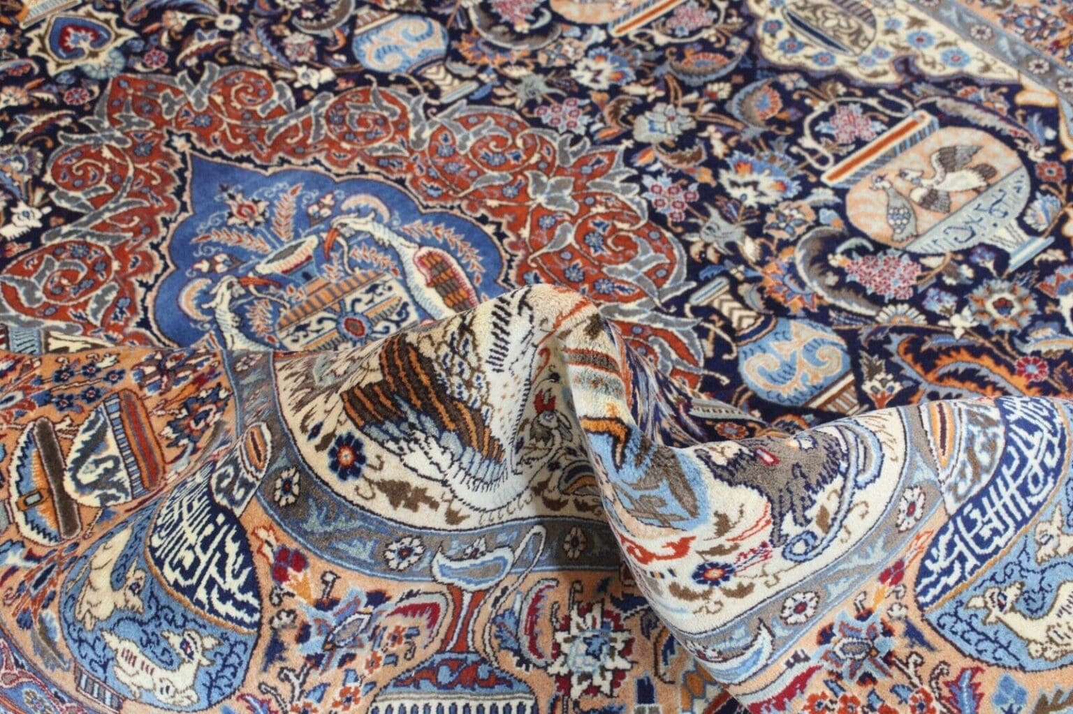 Perserteppich Kashmar 400 x 296 cm Wolle handgeknüpft