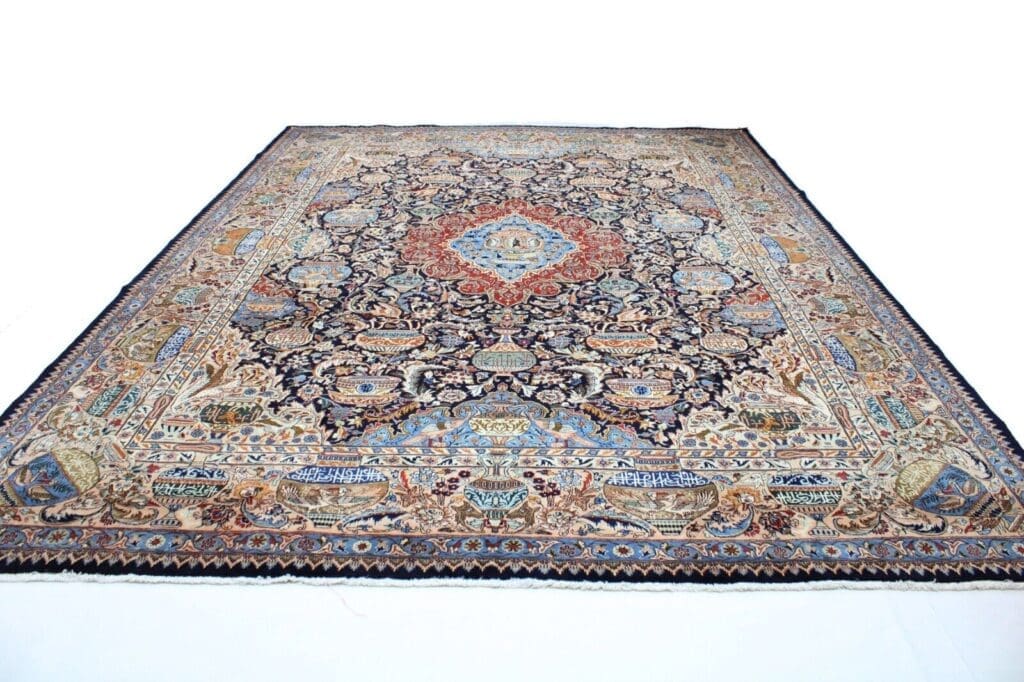 Perserteppich Kashmar 411 x 307 cm Wolle handgeknüpft