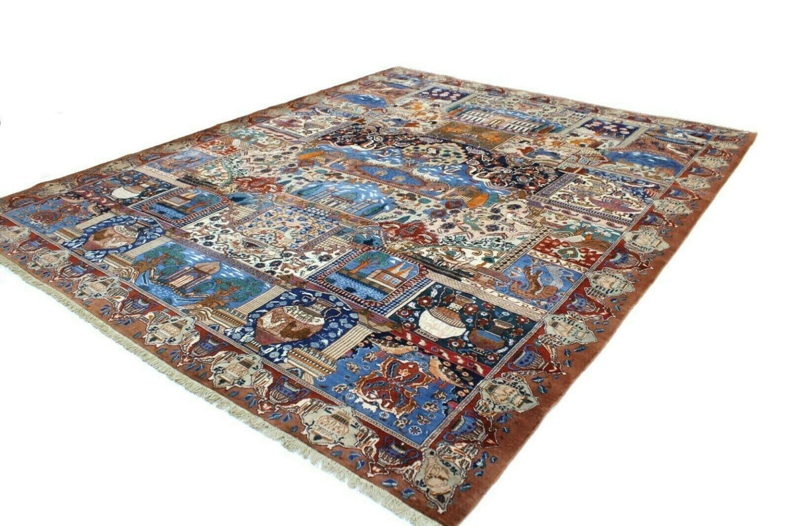 Perserteppich Kashmar 380 x 310 cm Wolle handgeknüpft