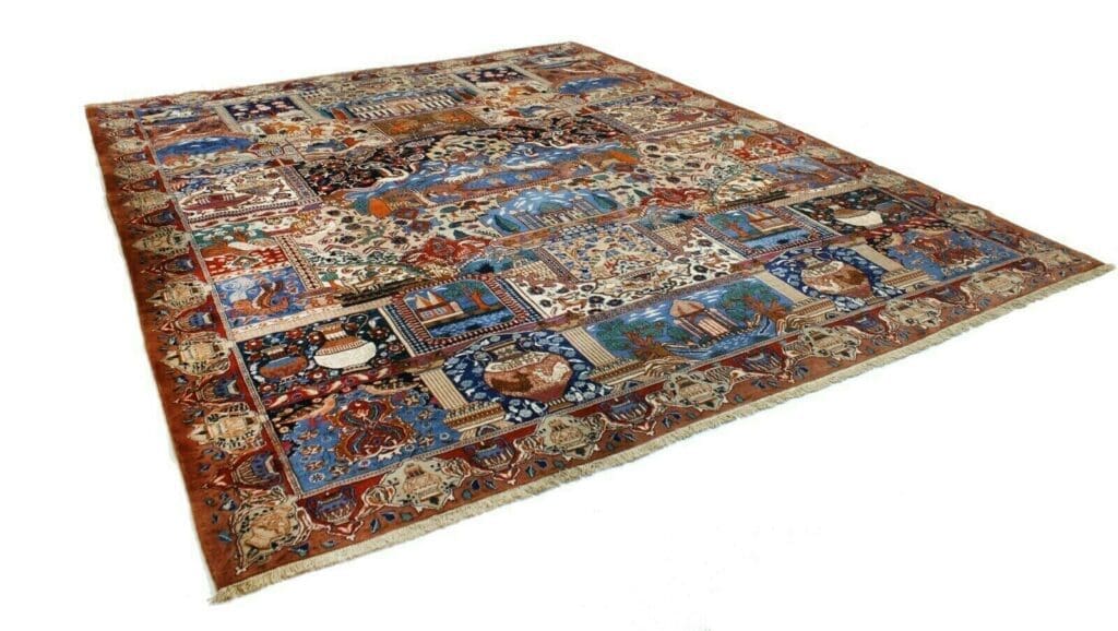 Perserteppich Kashmar 380 x 310 cm Wolle handgeknüpft