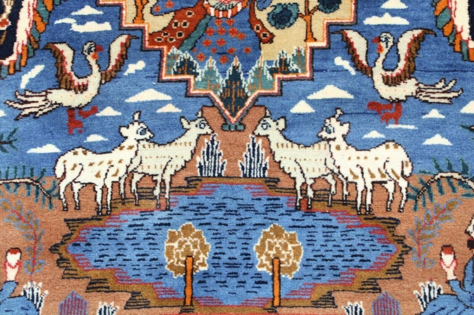Perserteppich Kashmar 380 x 310 cm Wolle handgeknüpft
